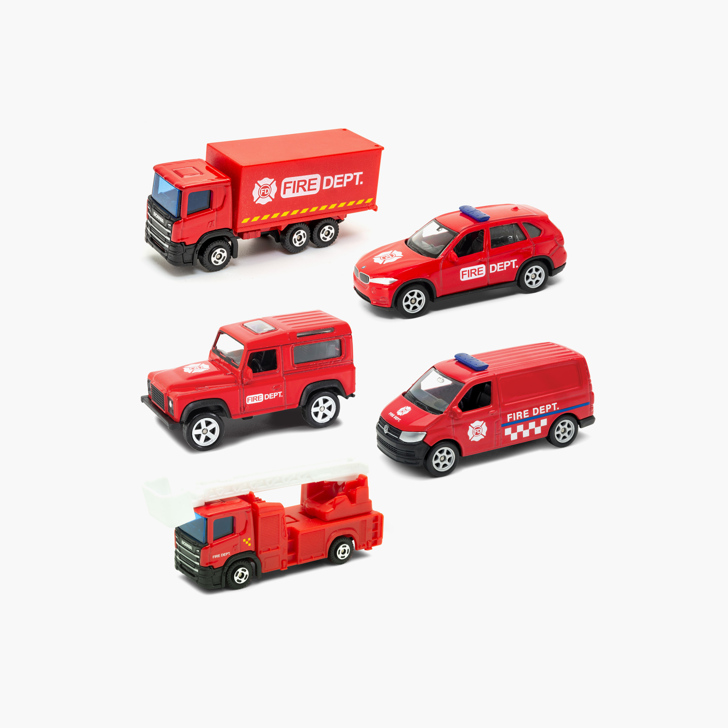Welly 5-Piece Police Toy Vehicle Set-toys-playvehicles-cars-image-1