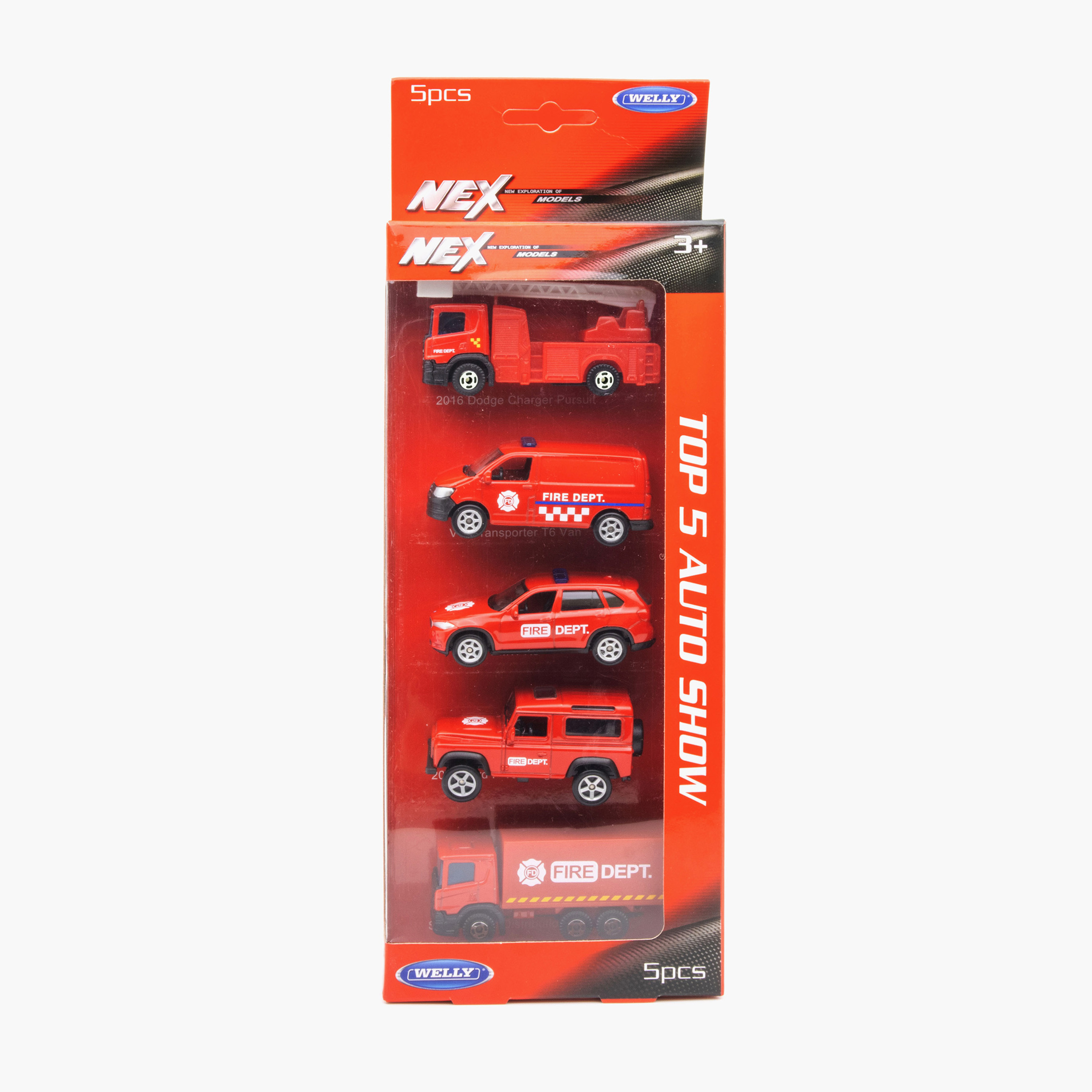 Welly 5-Piece Police Toy Vehicle Set-toys-playvehicles-cars-image-2