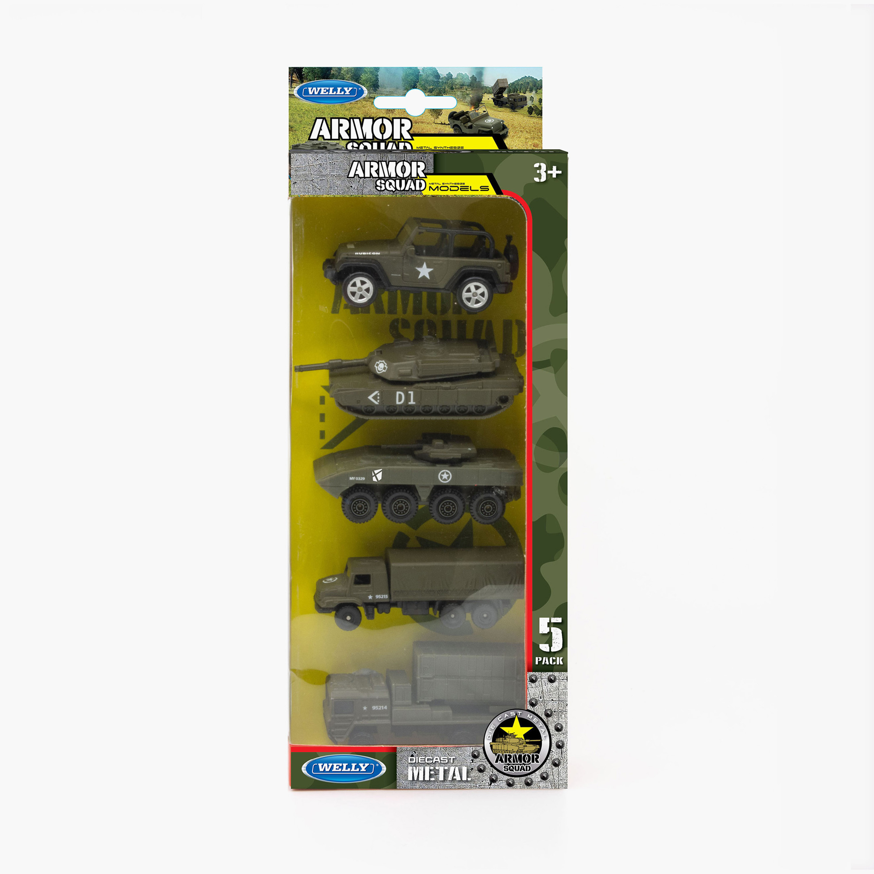 Welly 5-Piece Die Cast Military Toy Vehicle Set-toys-playvehicles-diecastcars-image-2
