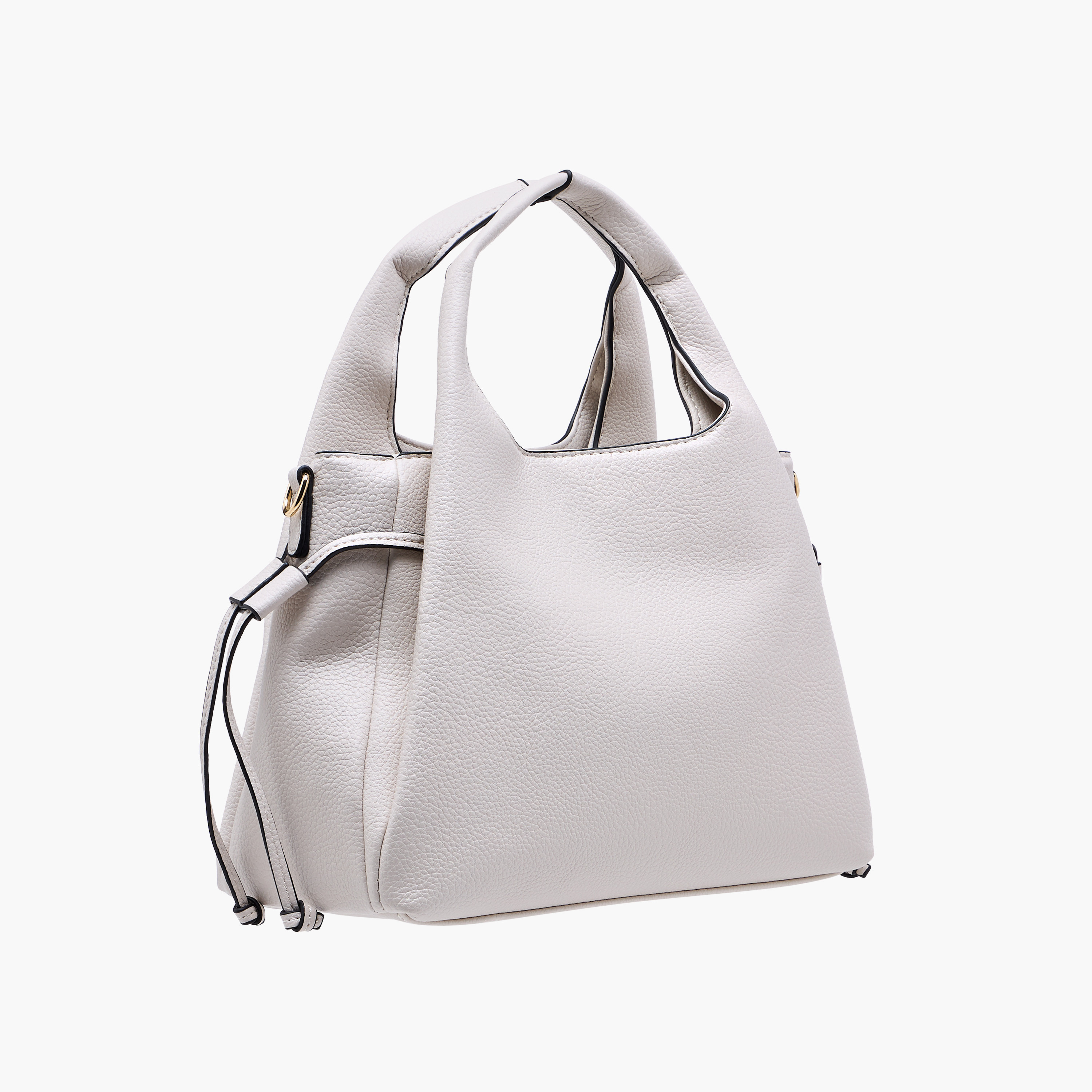 شنطة توتي بارزة الملمس بسحاب إغلاق ومقبض علوي من ساشا-women-bagsandwallets-handbags-image-4