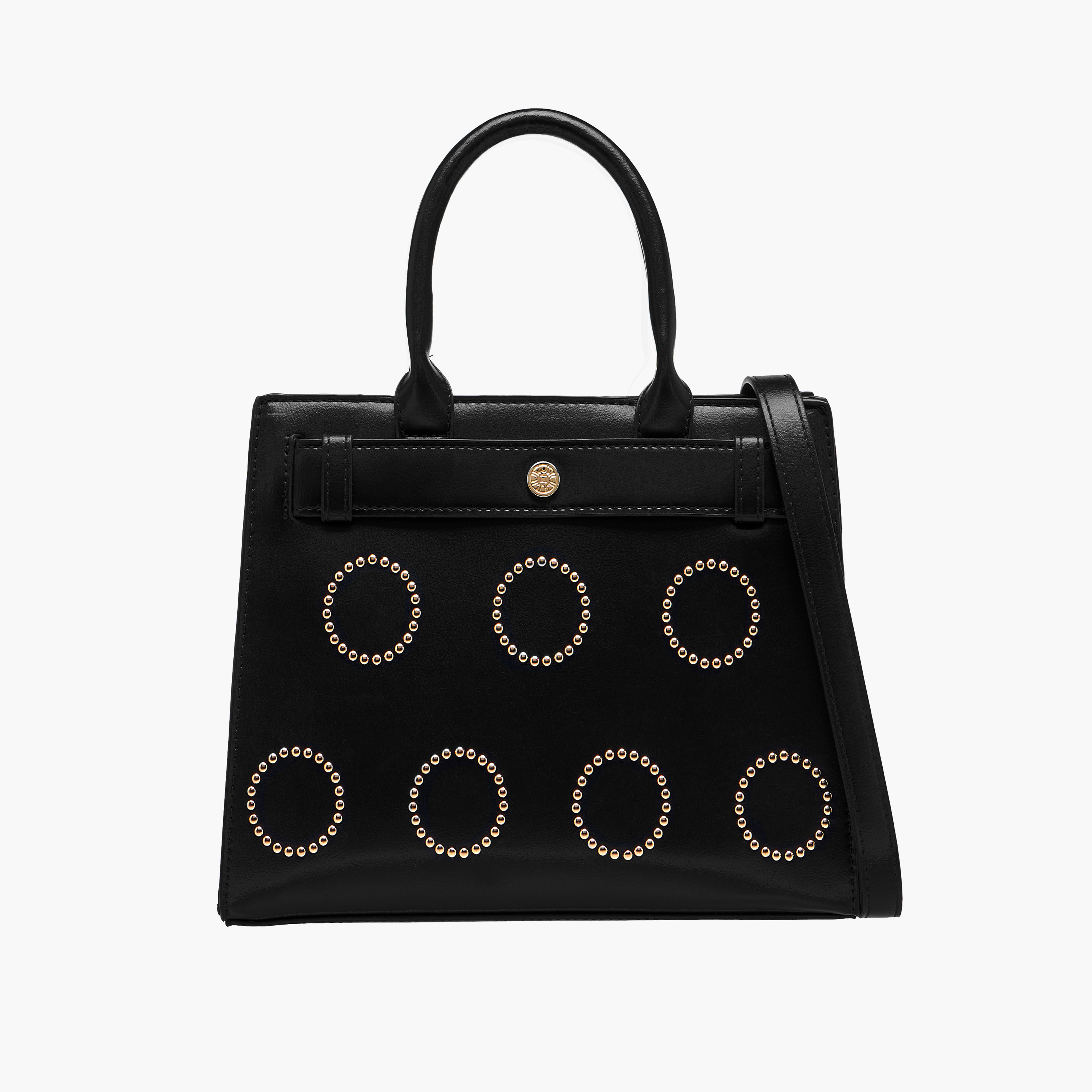 Sasha Embellished Tote Bag with Zip Closure and Detachable Strap-women-bagsandwallets-handbags-image-1