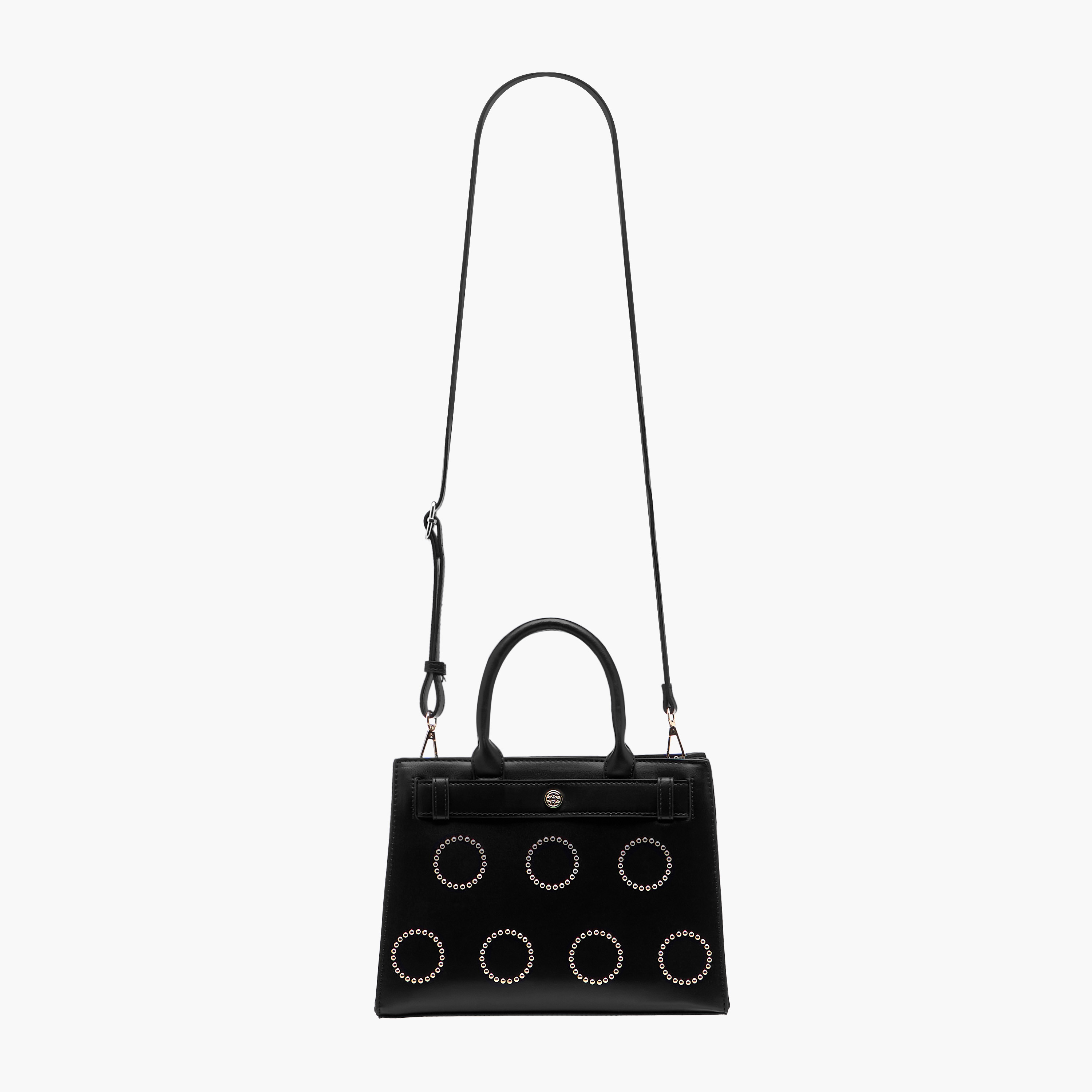 Sasha Embellished Tote Bag with Zip Closure and Detachable Strap-women-bagsandwallets-handbags-image-3