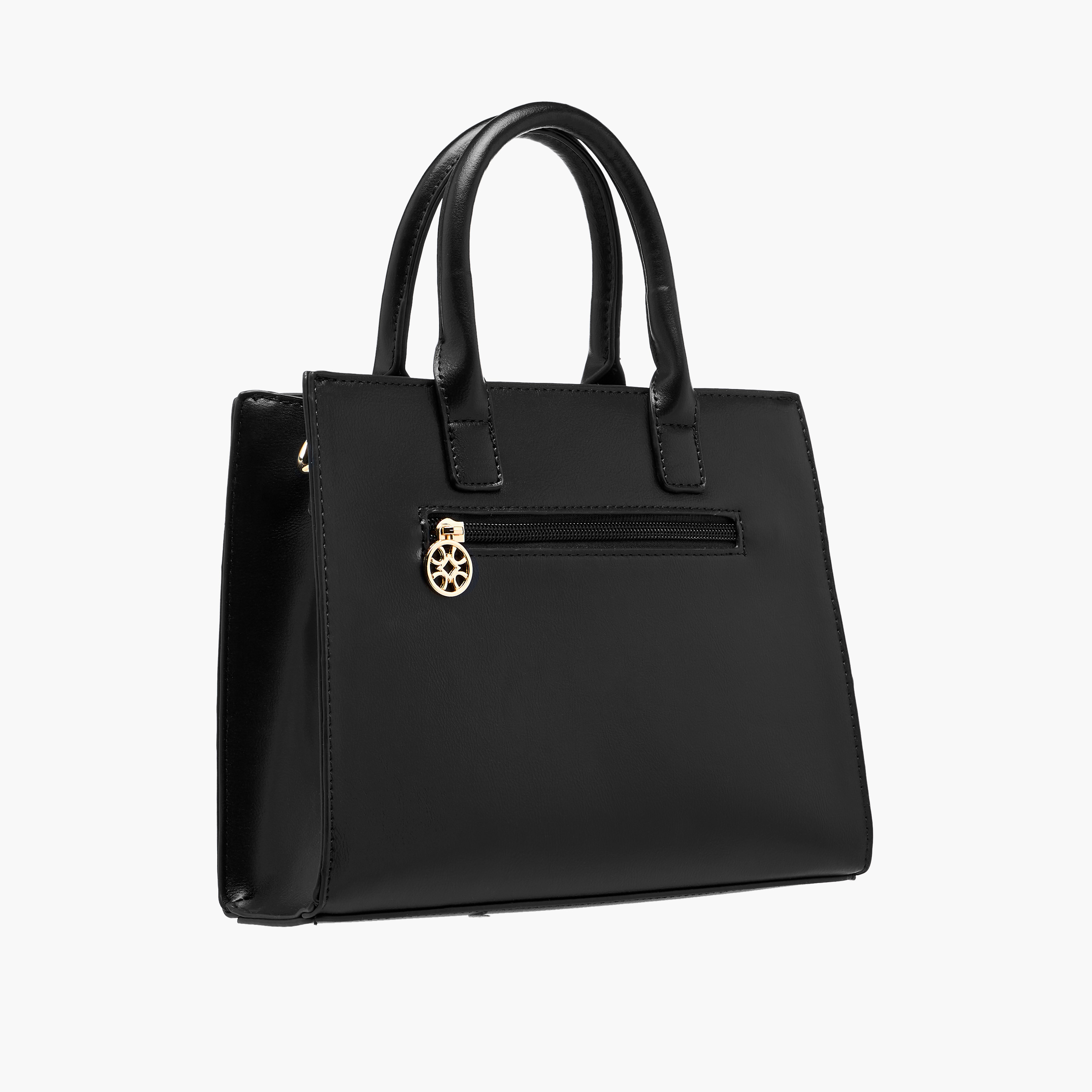 Sasha Embellished Tote Bag with Zip Closure and Detachable Strap-women-bagsandwallets-handbags-image-4
