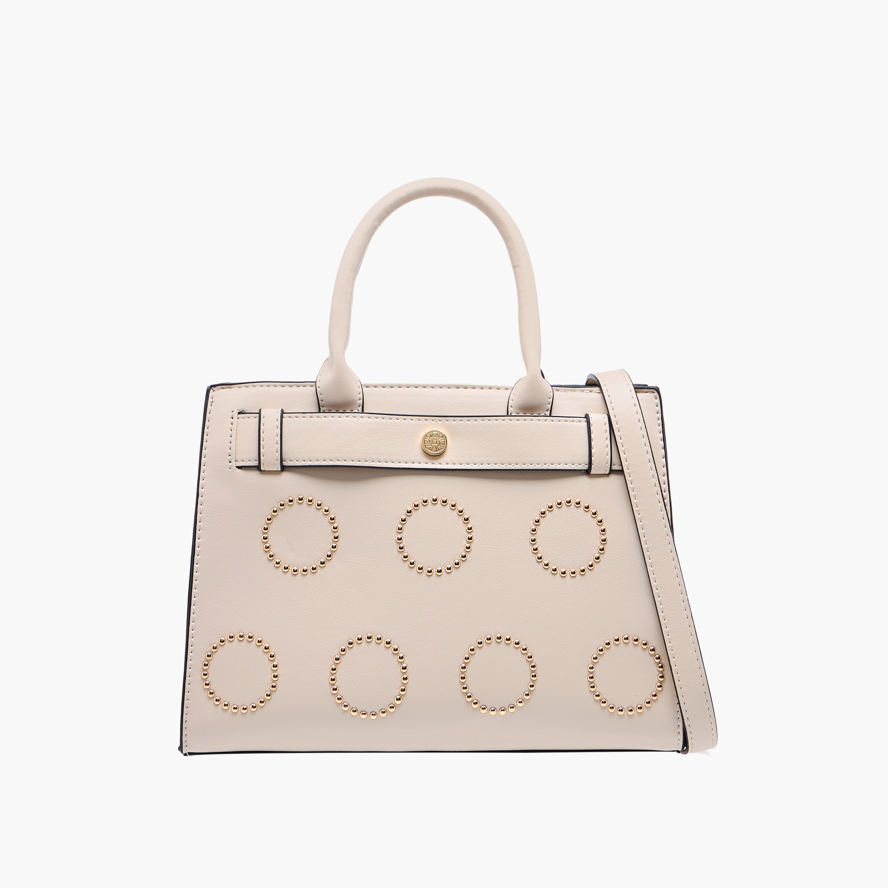 Sasha Embellished Tote Bag with Zip Closure and Detachable Strap-women-bagsandwallets-handbags-image-1