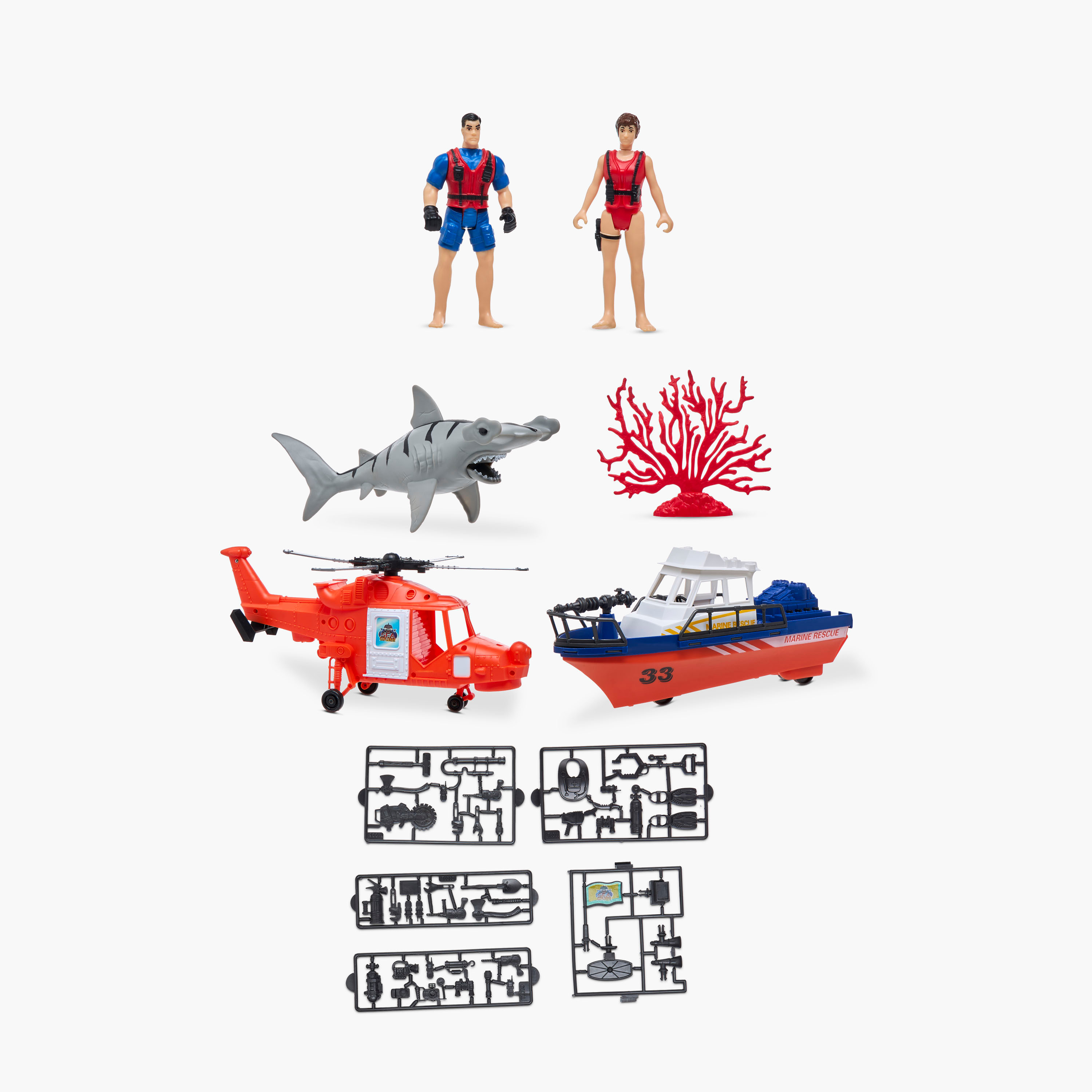 Juda 47-Piece Shark Explorer Playset-toys-playfigures-actionplaysets-image-1