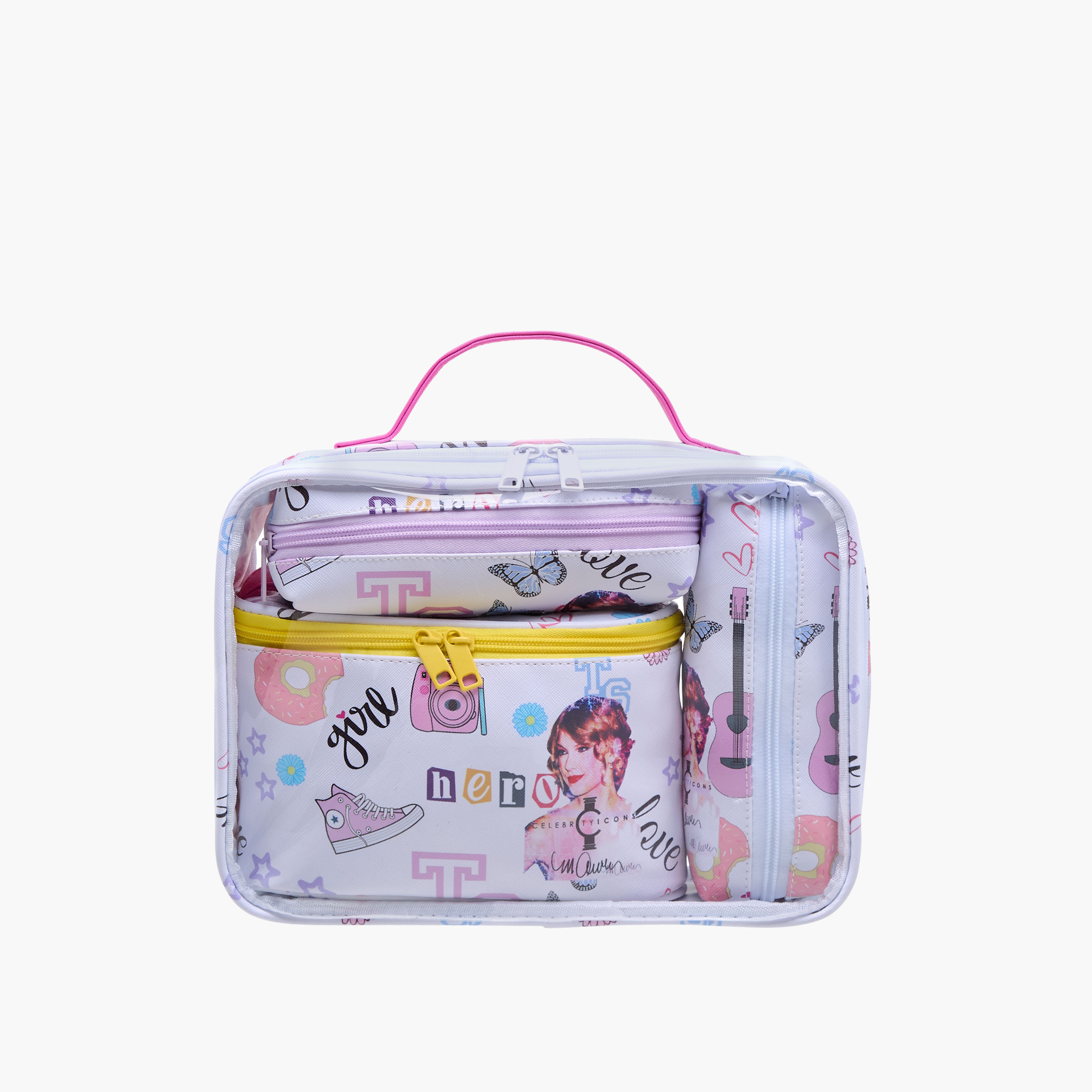 Taylor Swift 4-Piece Cosmetic Bag Set-beautyandpersonalcare-makeup-brushesandaccessories-makeuppouches-image-2