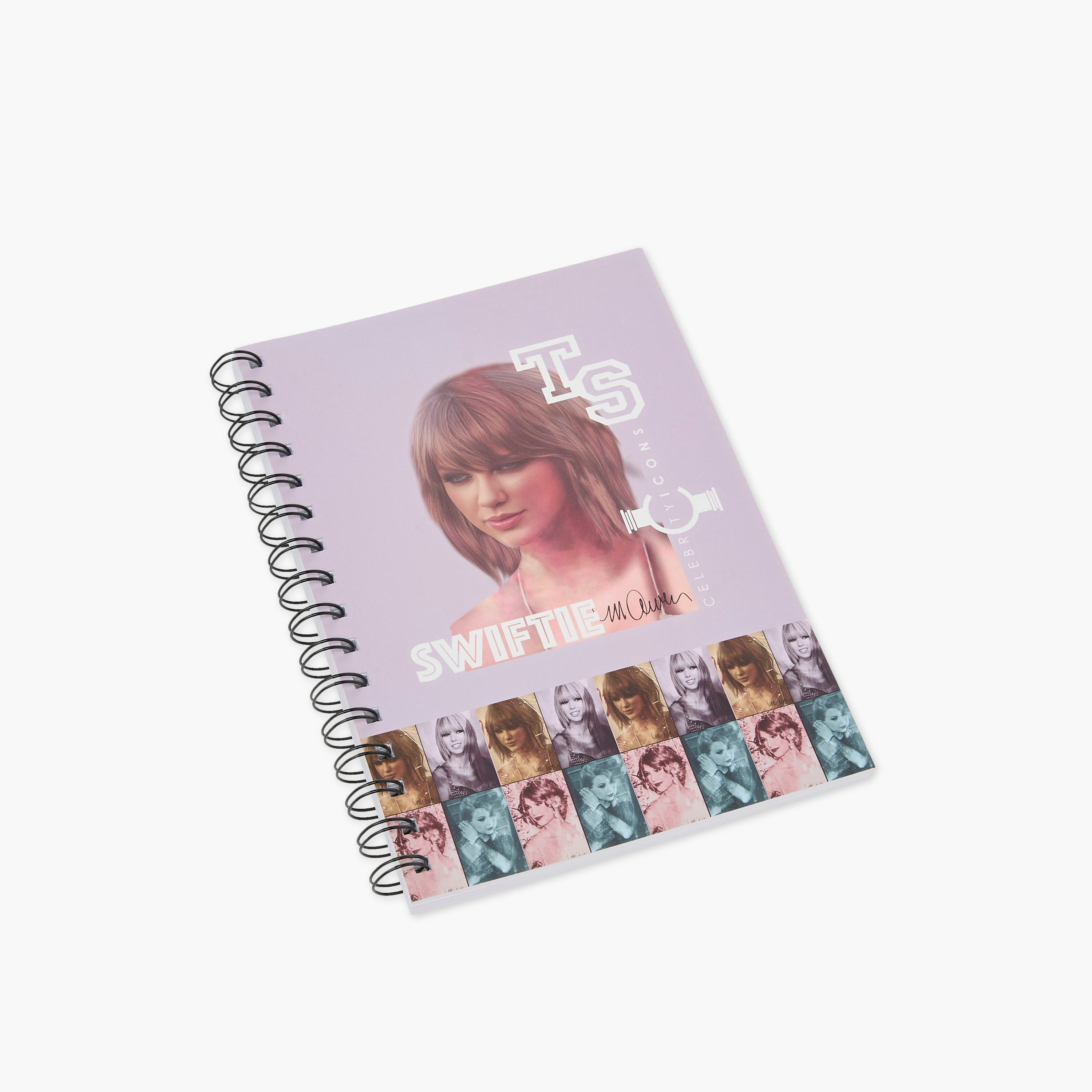 Taylor Swift Print A6 Spiral Notebook-school-stationery-notebooks-image-2