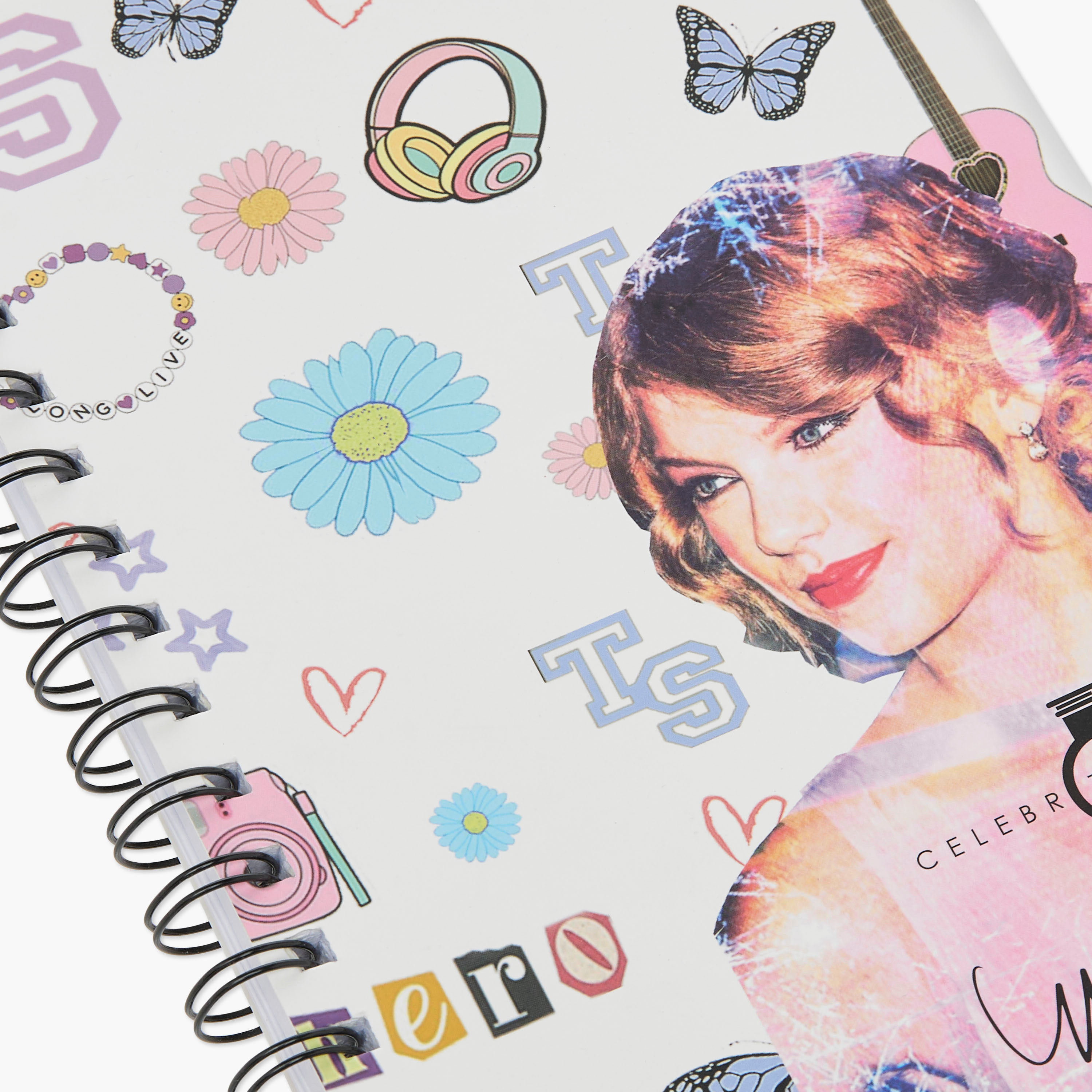 Taylor Swift Print A4 Spiral Notebook-school-stationery-notebooks-image-4