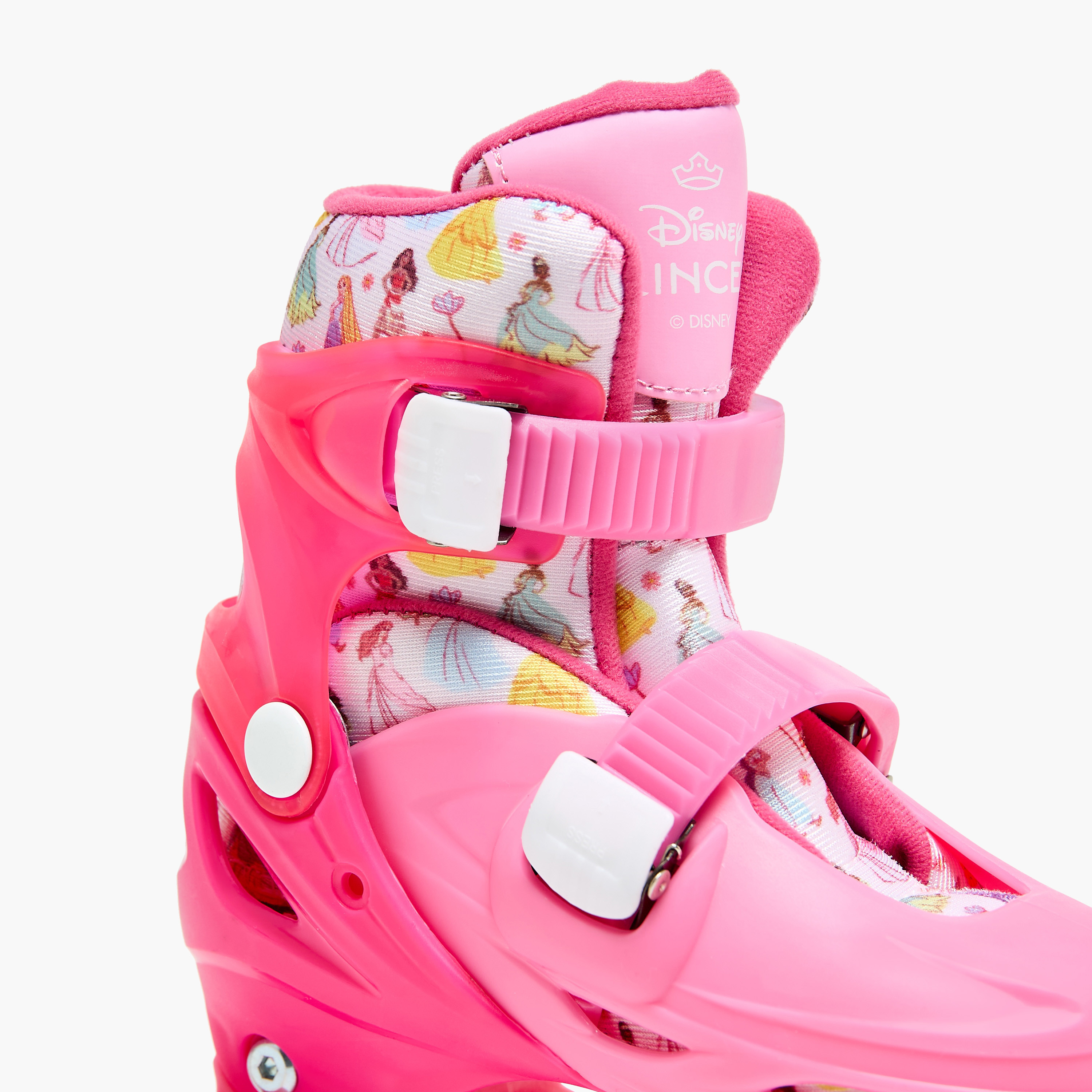 أحذية تزلج بطبعات برنسيس مع خوذة ووسائد حماية من ديزني-toys-outdoor-sports-image-1