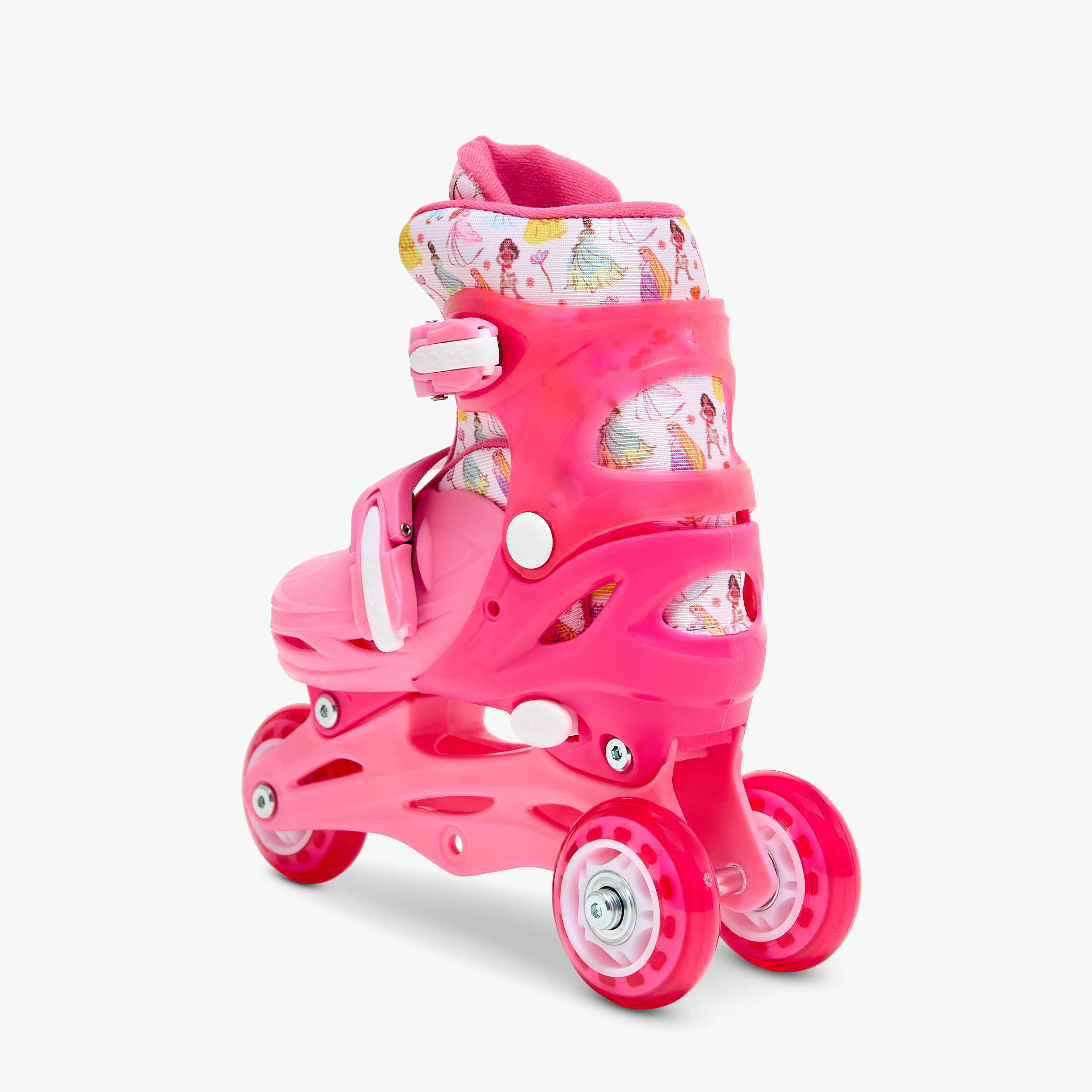 أحذية تزلج بطبعات برنسيس مع خوذة ووسائد حماية من ديزني-toys-outdoor-sports-image-2