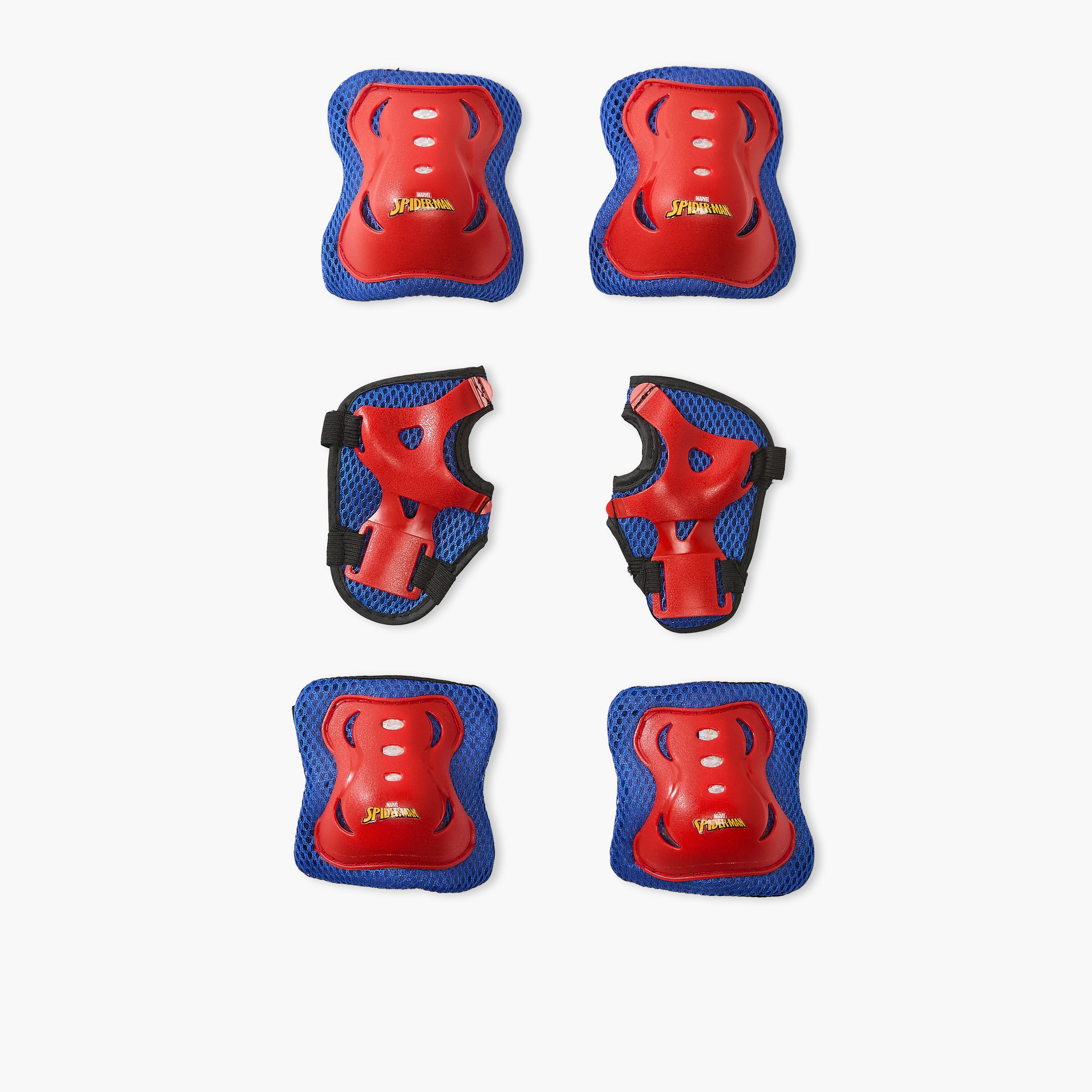 مجموعة تزلج بطبعات سبايدرمان بطبعات مع خوذة وواقيات حماية من ديزني-toys-outdoor-sports-image-2