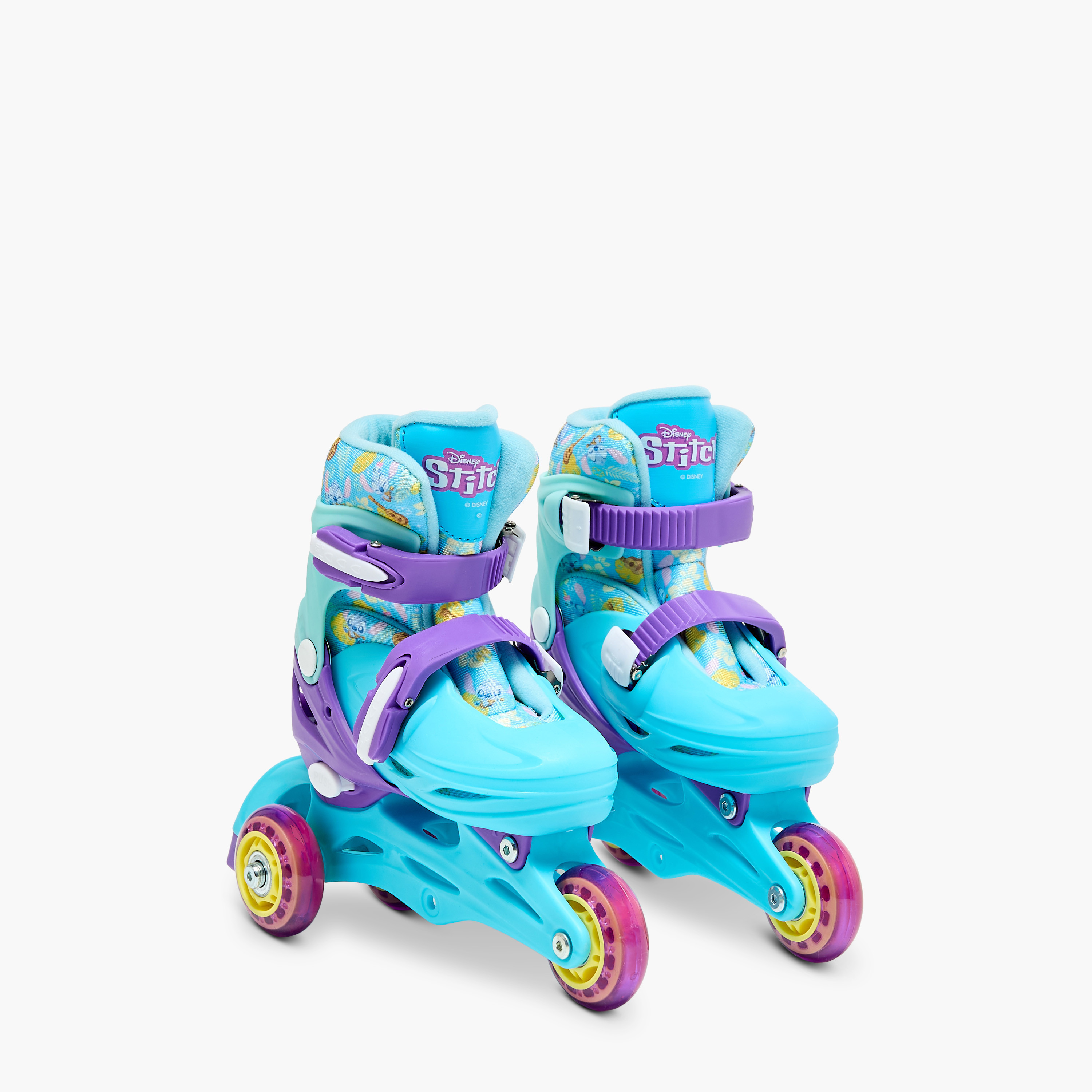 Disney Stitch Print Inline Skates with Helmet and Protection Pads-toys-outdoor-sports-image-3