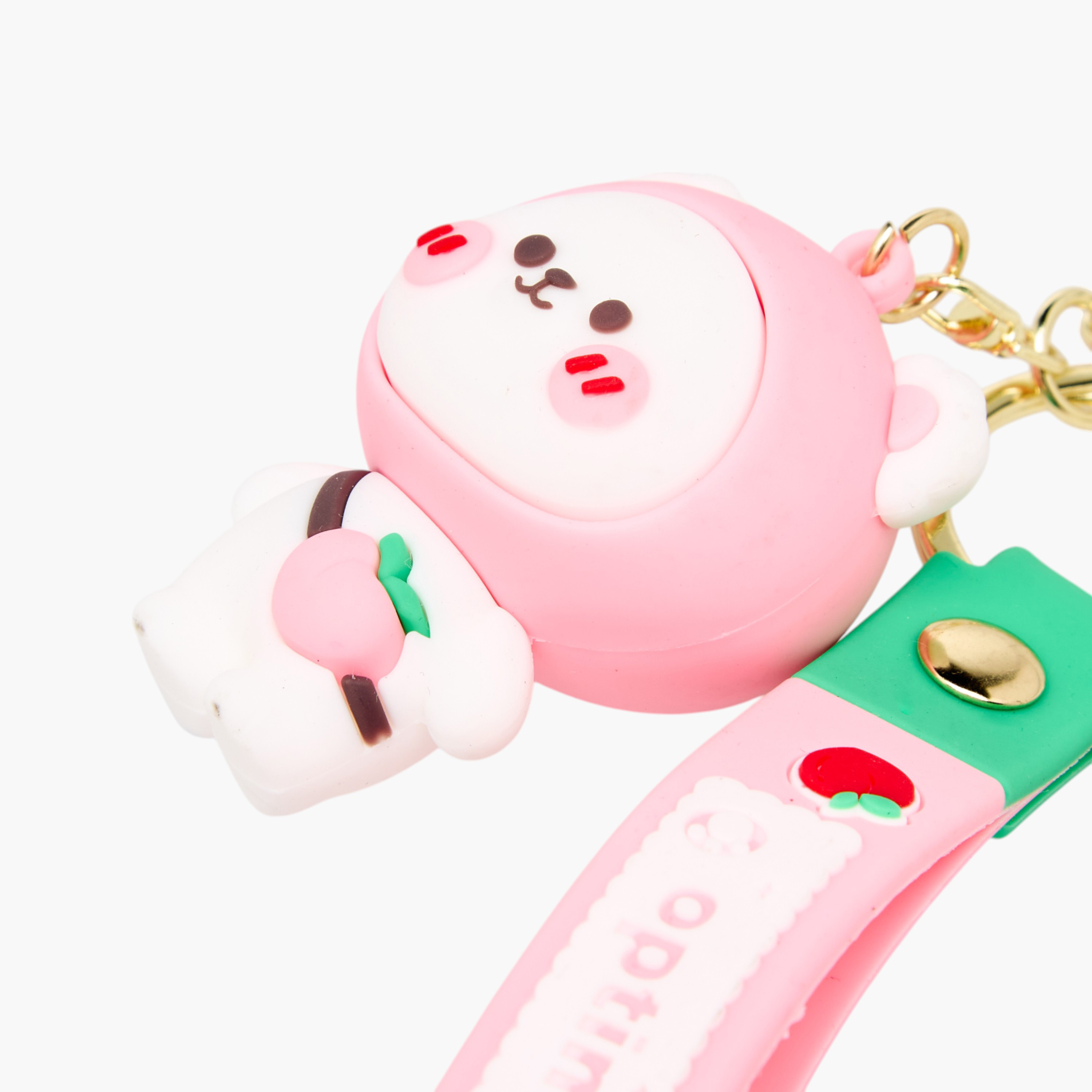 Bear Keychain with Strap and Hook-girls-accessories-keyringsandbagcharms-image-3