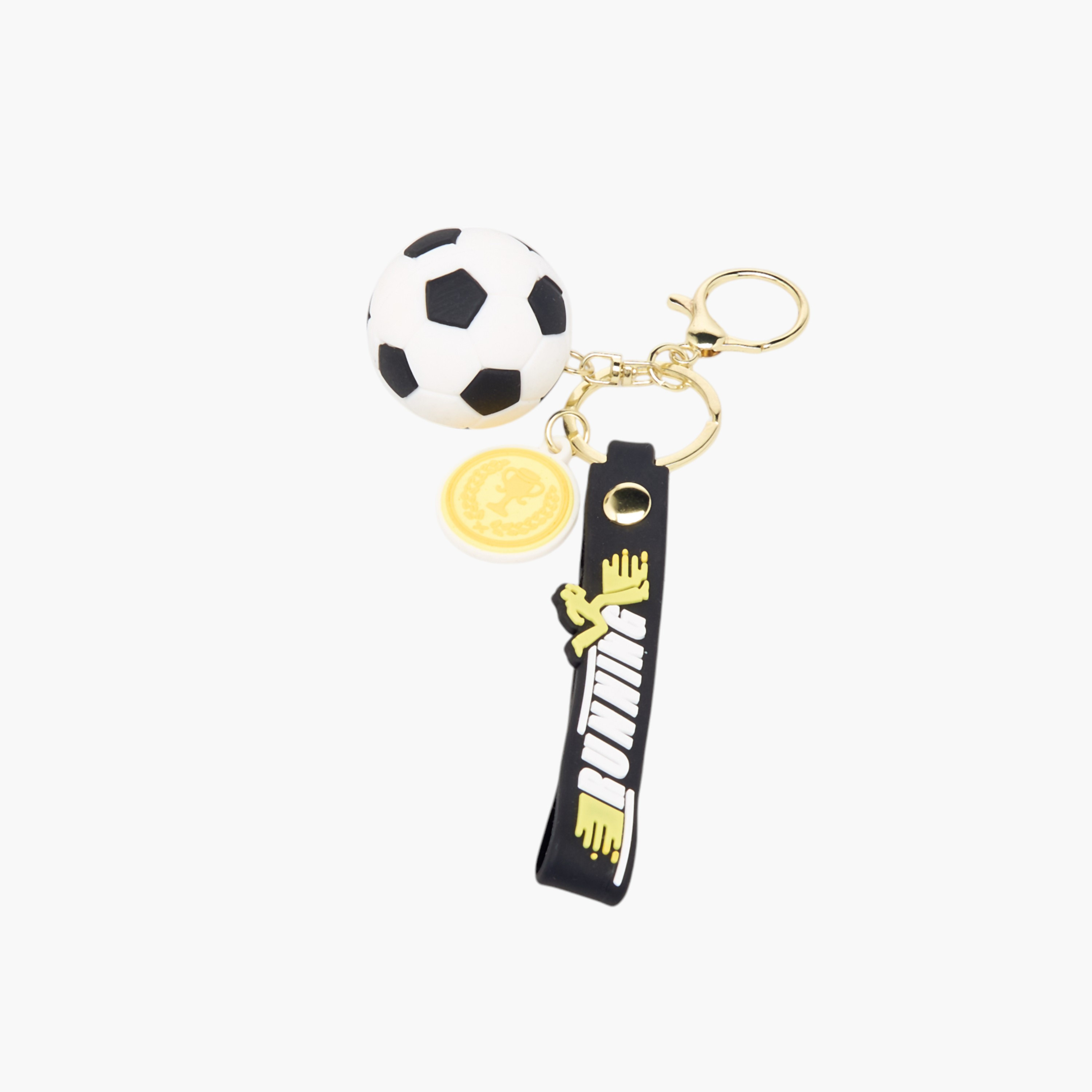 سلسلة مفاتيح كرة قدم مع حزام ومشبك-girls-accessories-keyringsandbagcharms-image-2
