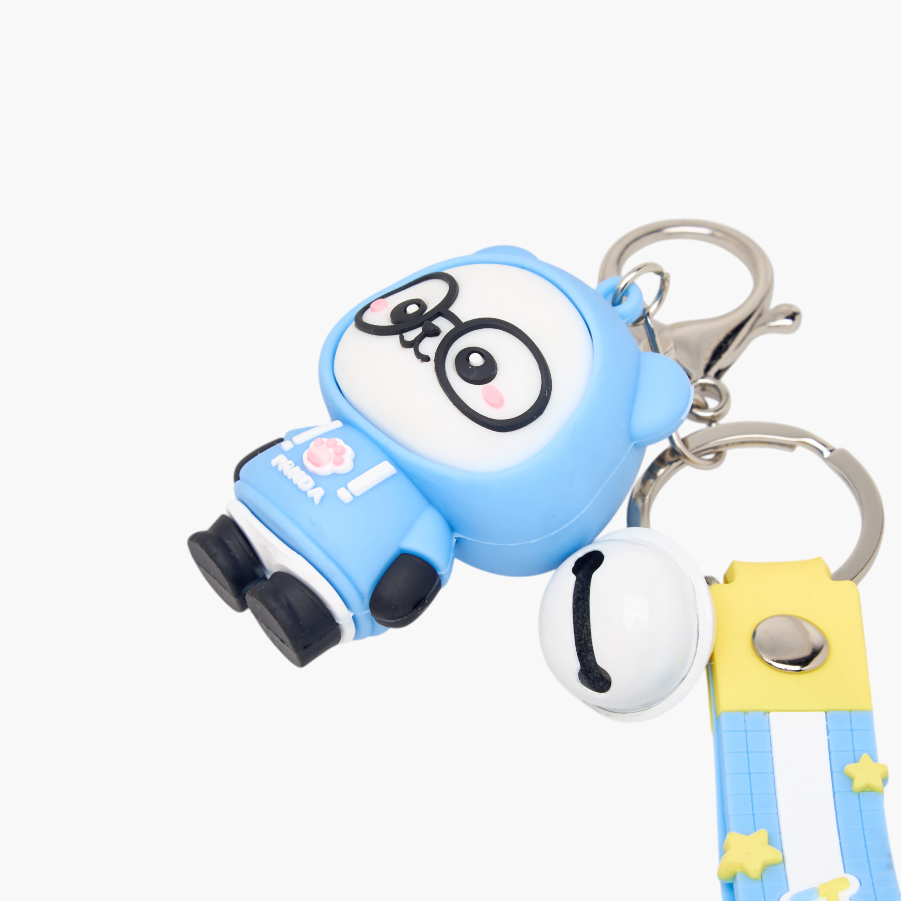 Panda Keychain with Strap and Hook-girls-accessories-keyringsandbagcharms-image-3