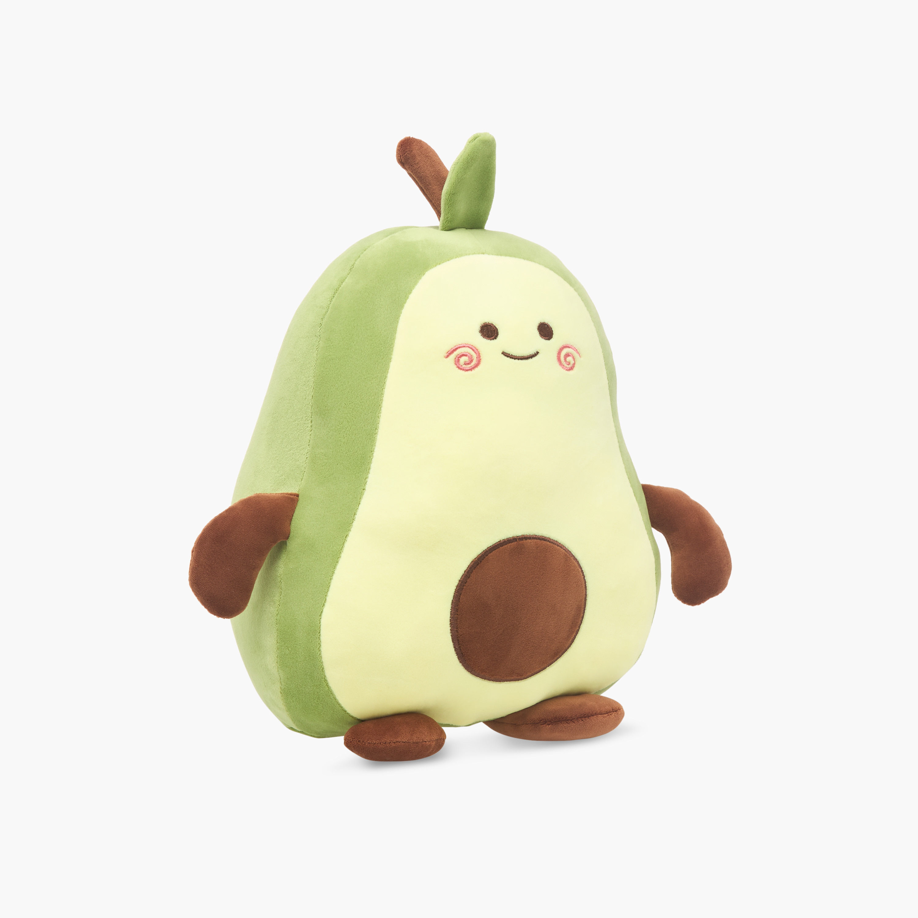 Syloon Avocado Plush Cushion-household-cushionsandthrows-filledcushions-decorativecushions-image-2