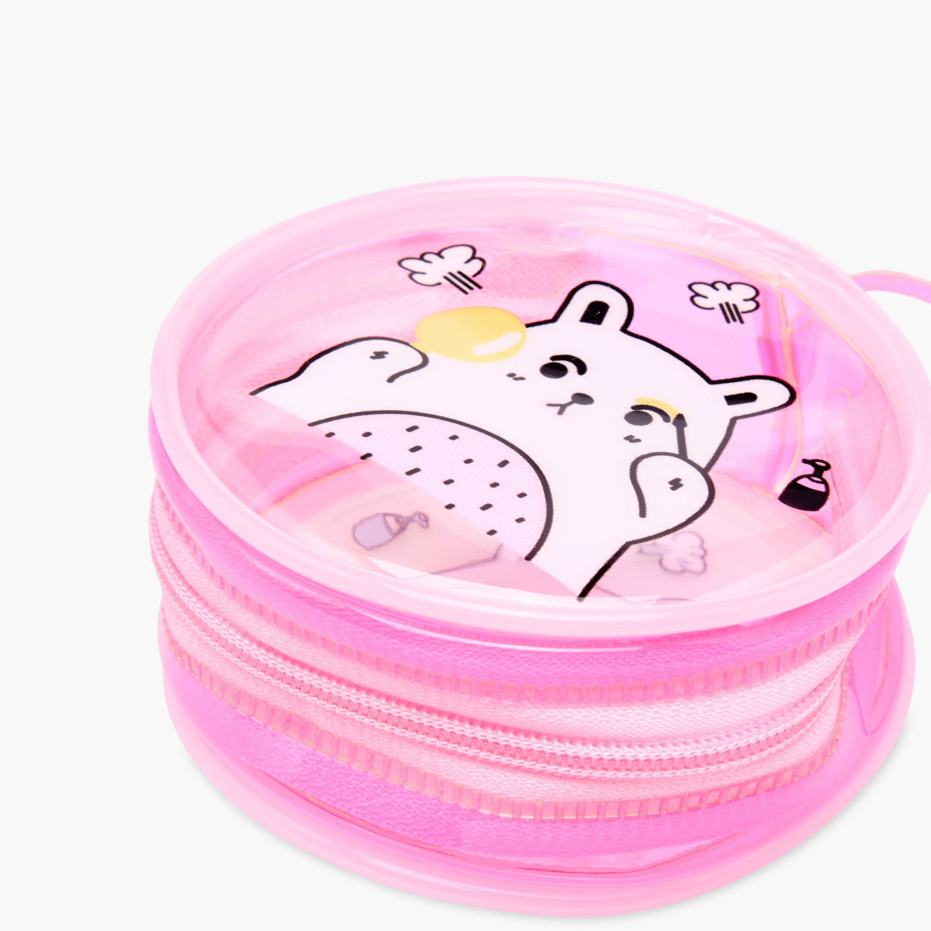 Syloon Bear Print Pouch Keyring-girls-accessories-keyringsandbagcharms-image-3