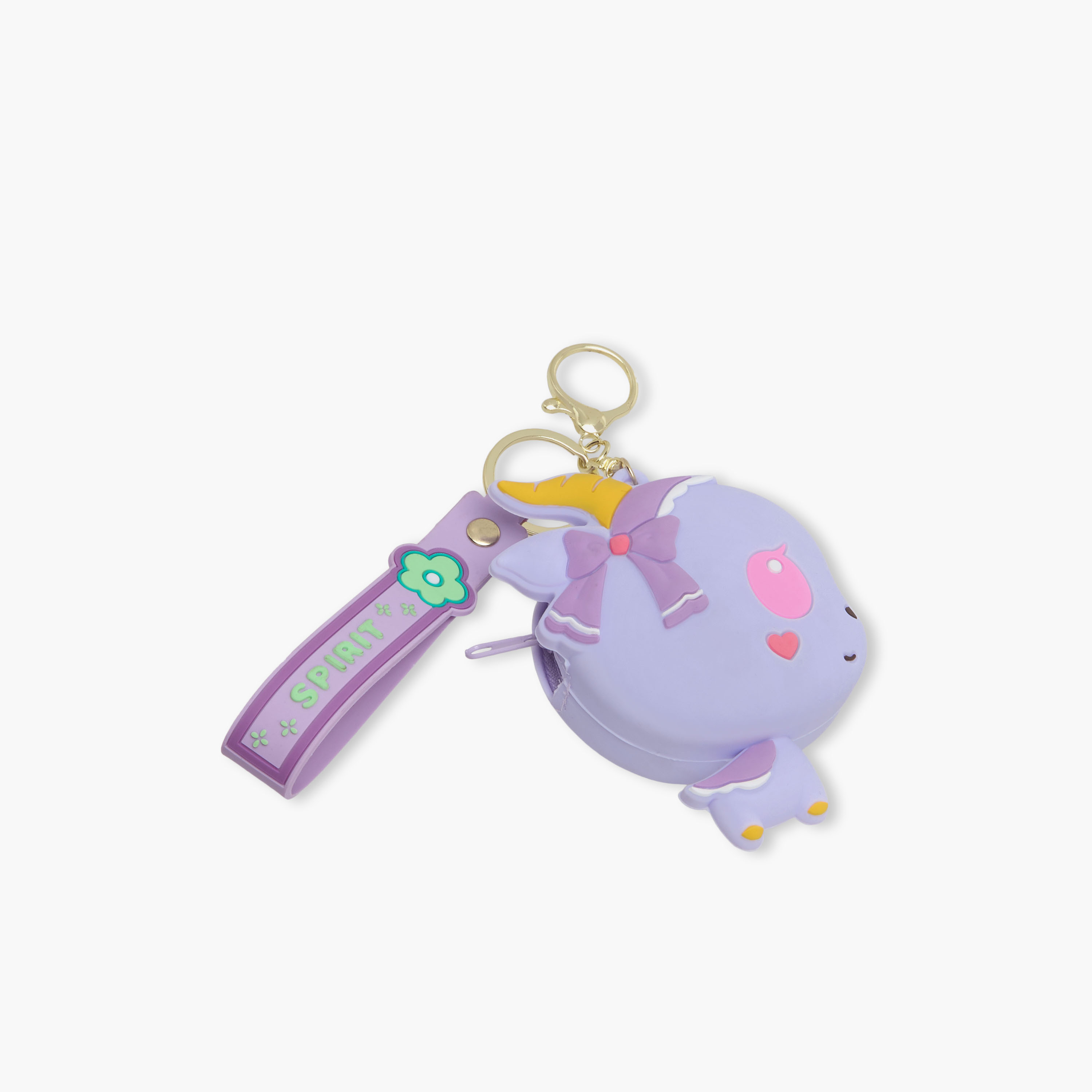 حلقة مفاتيح بتفاصيل تزيينات وخطاف من سايلون-girls-accessories-keyringsandbagcharms-image-2