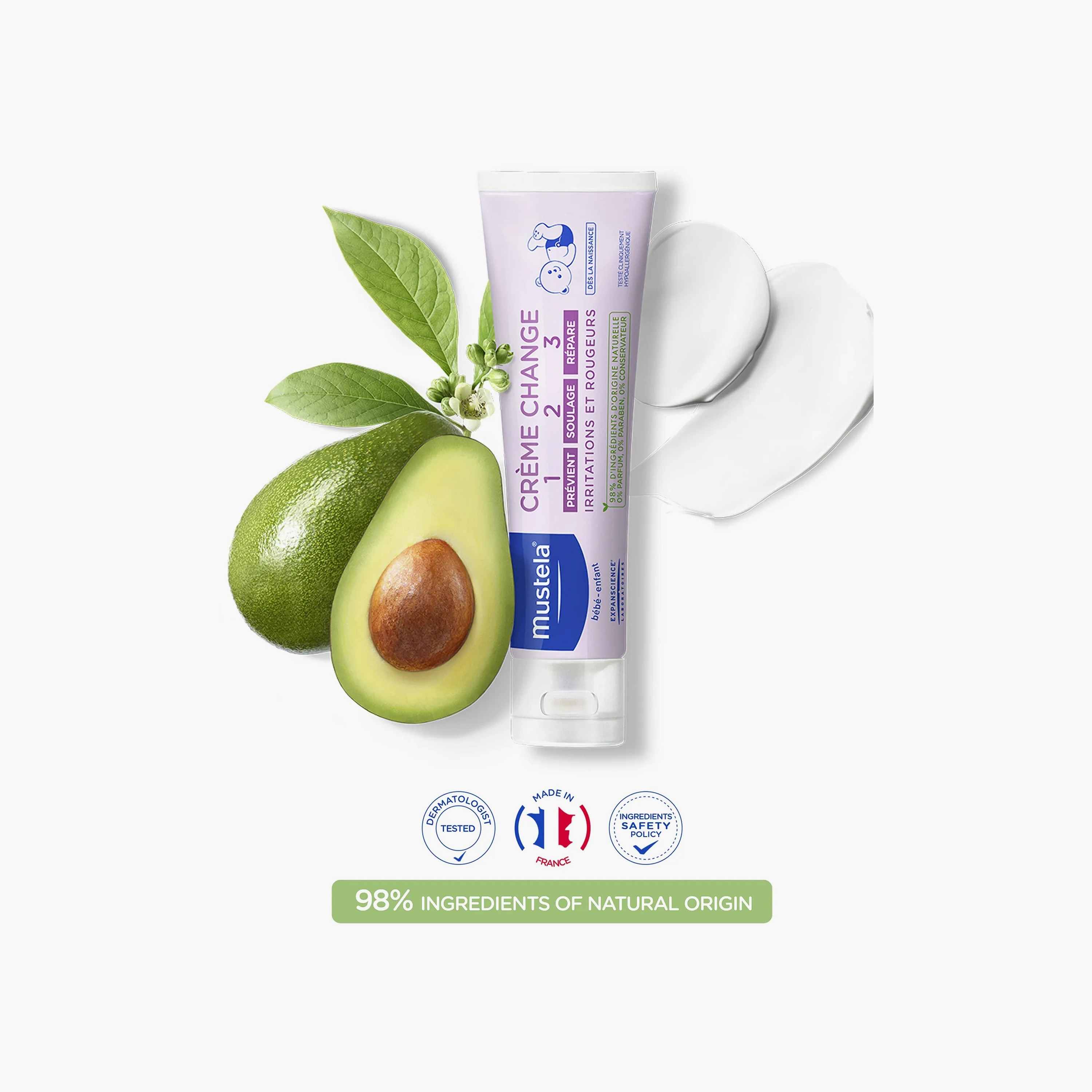 كريم فيتامين باريير 1 2 3  من موستيلا - 100 مل-baby-bathandcare-hairbodyskincare-image-1