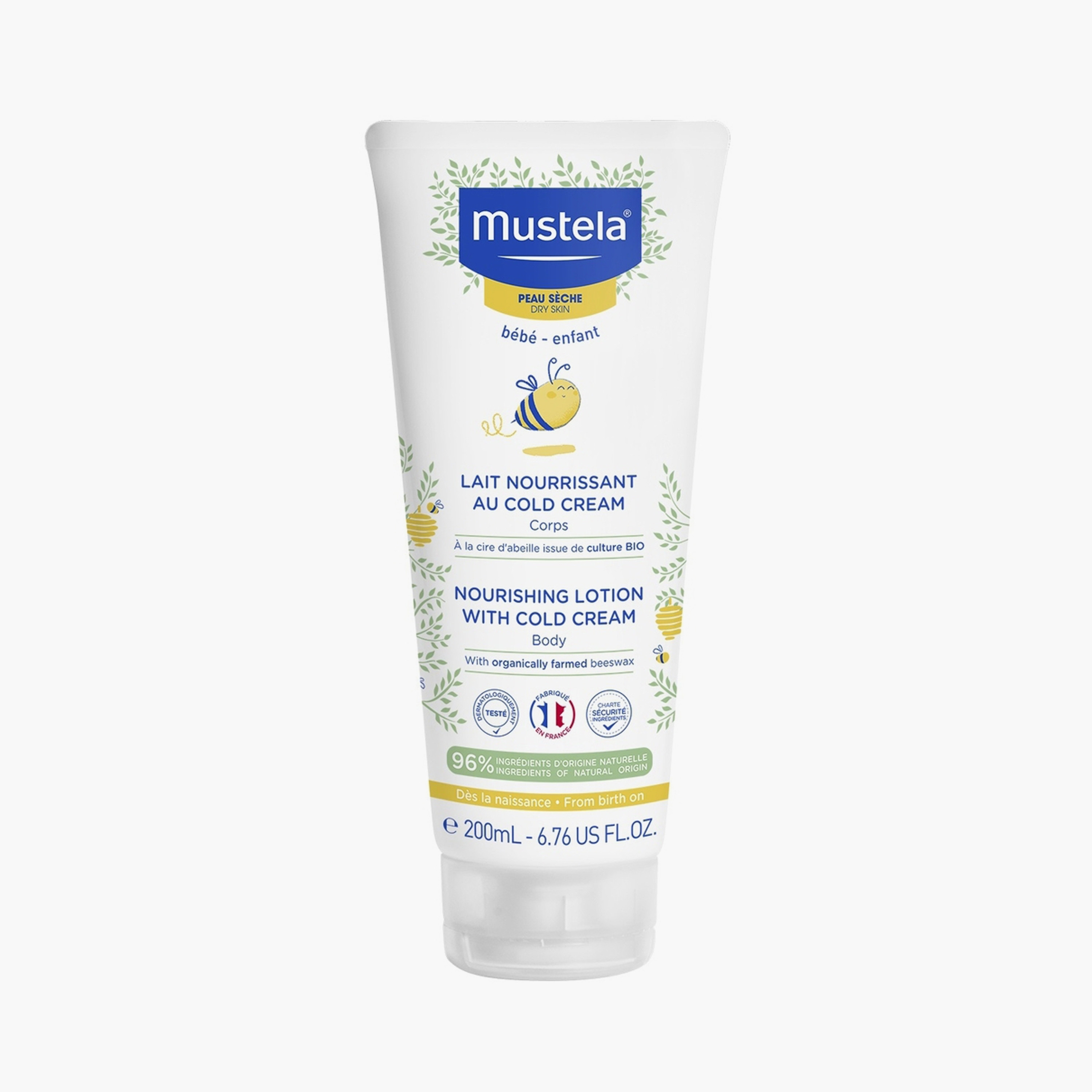 Mustela Nourishing Lotion With Cold Cream - 200 ml-baby-bathandcare-hairbodyskincare-lotionsandcreams-image-1