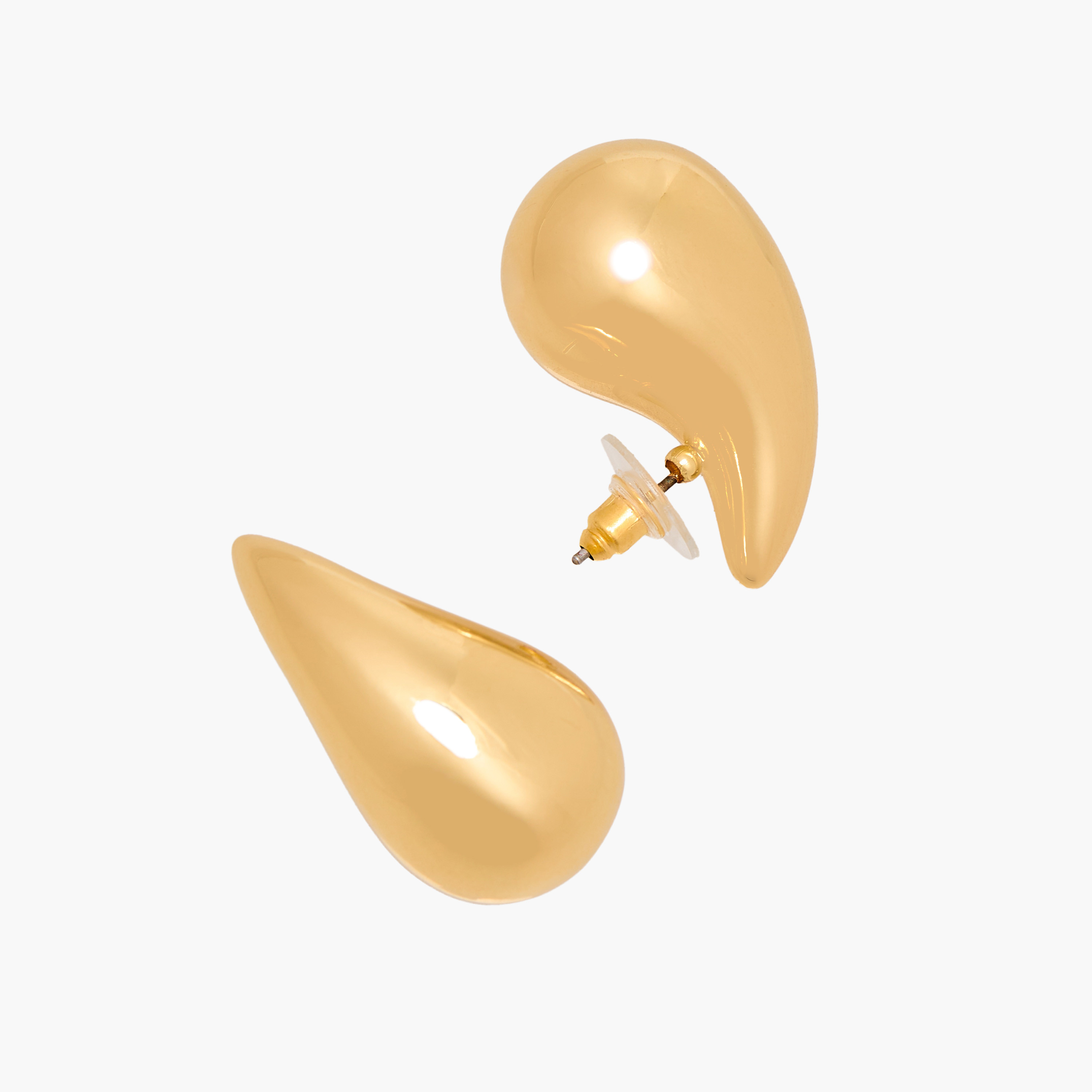 Teardrop Shape Earrings with Pushback Closure-women-watchesandjewellery-jewellery-earrings-image-4