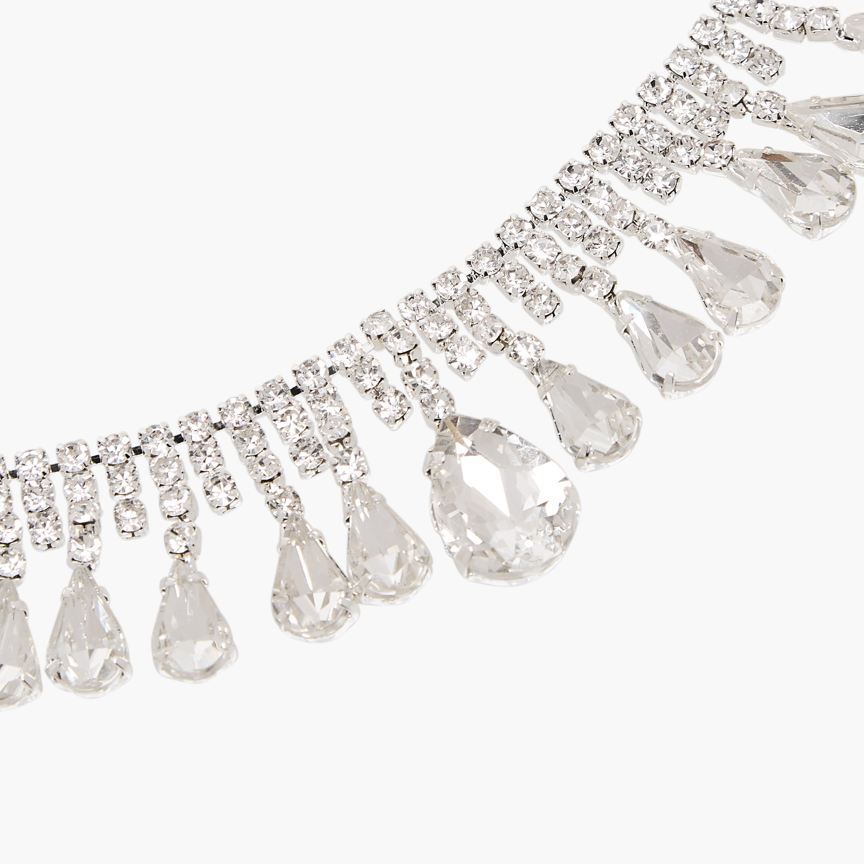 Embellished Diamante Necklace with Lobster Clasp Closure-women-watchesandjewellery-jewellery-necklacesandpendants-image-5