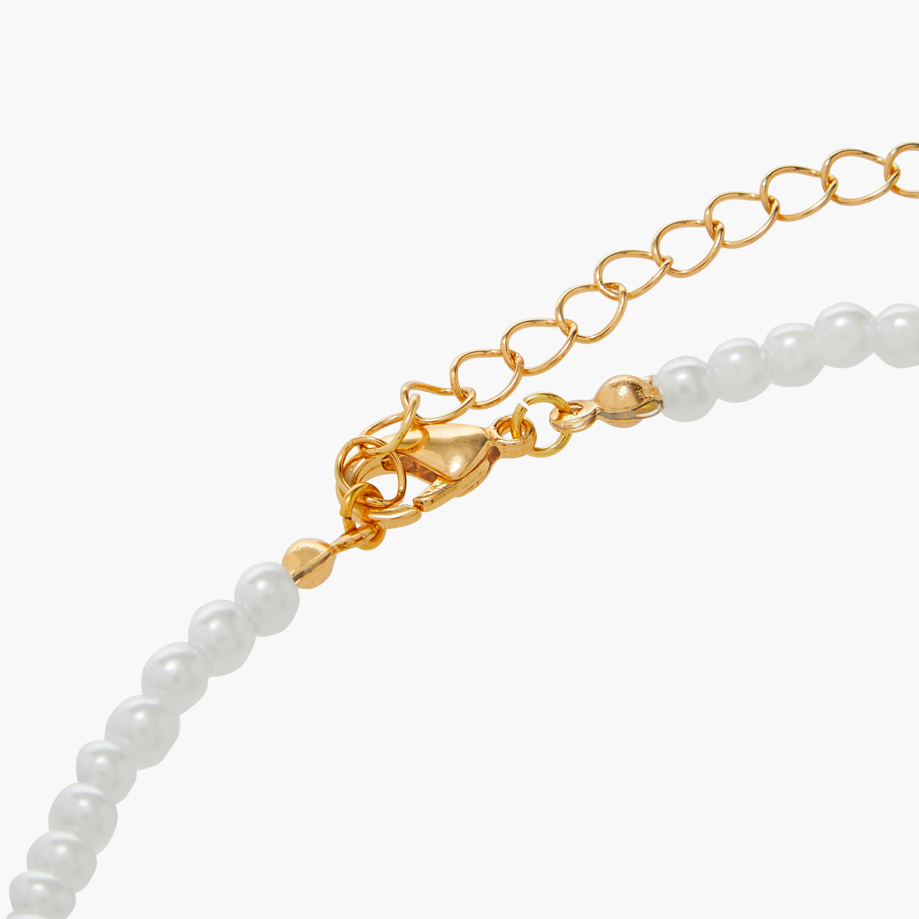 Embellished Cubic Zirconia Pearl Necklace with Lobster Clasp Closure-women-watchesandjewellery-jewellery-necklacesandpendants-image-5