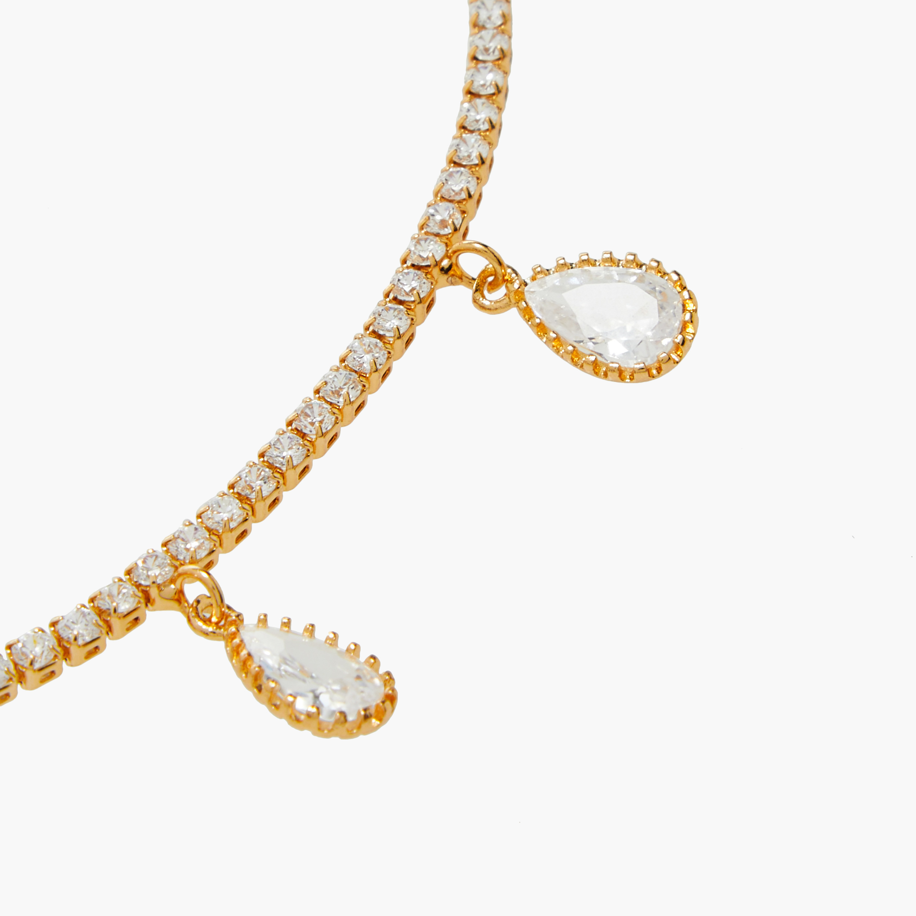 قلادة بحُلي متدلية ومشبك إغلاق وتزيينات أحجار الزركونيا-women-watchesandjewellery-jewellery-necklacesandpendants-image-5