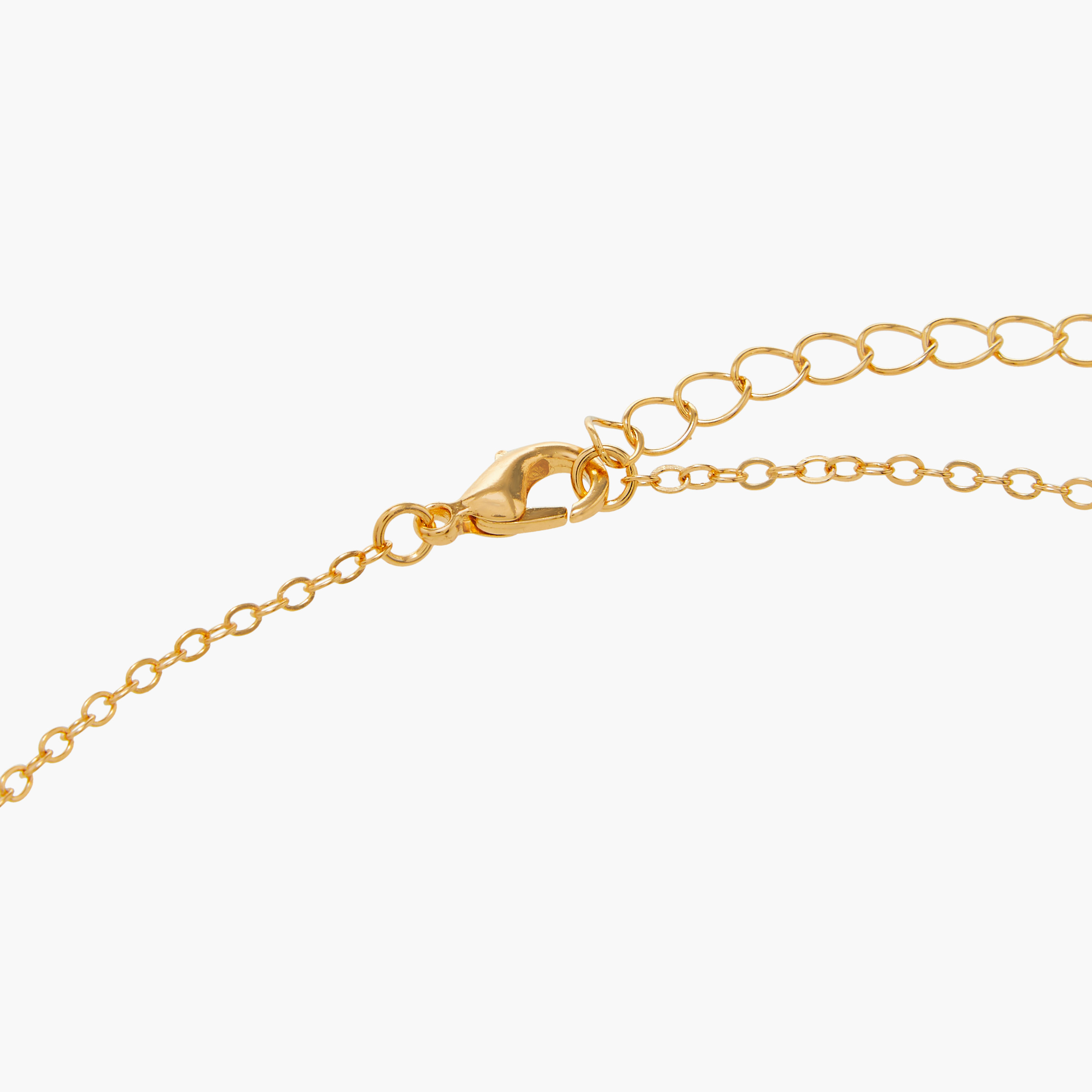 Metallic Arabic Pendant Necklace with Lobster Clasp Closure-women-watchesandjewellery-jewellery-necklacesandpendants-image-4
