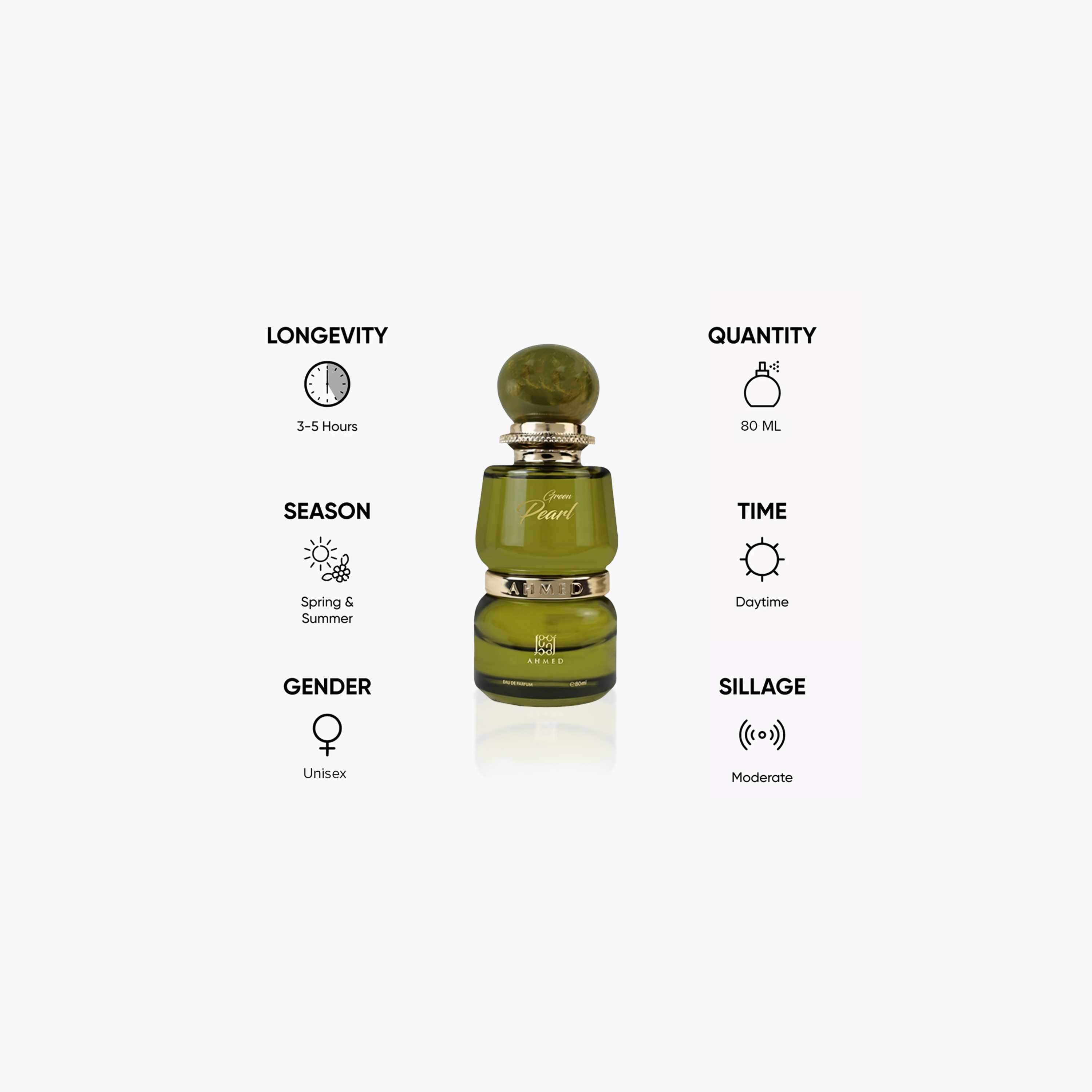 عطر أو دو برفان جرين بيرل من أحمد المغربي - 100 مل-beautyandpersonalcare-fragrance-unisex-image-4