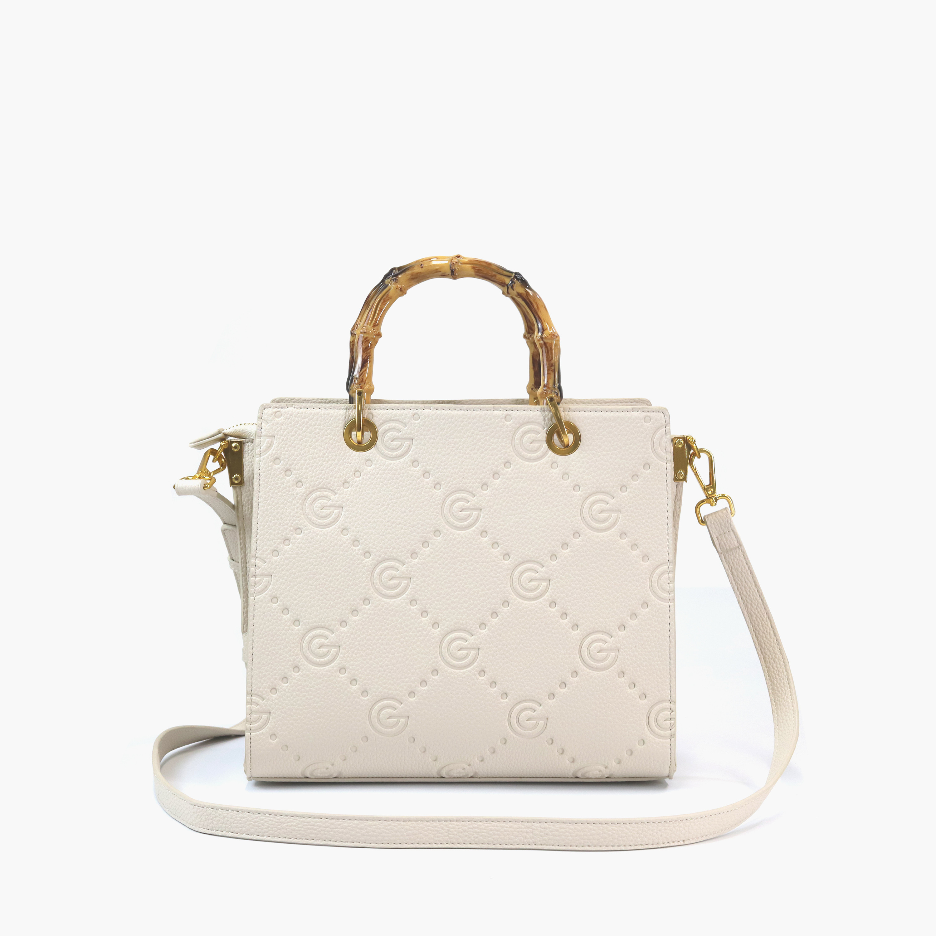 شنطة كروس بودي بنقوش مونوجرام ومقبض علوي وسحاب إغلاق من جابرييلا جوتشي-women-bagsandwallets-handbags-image-4
