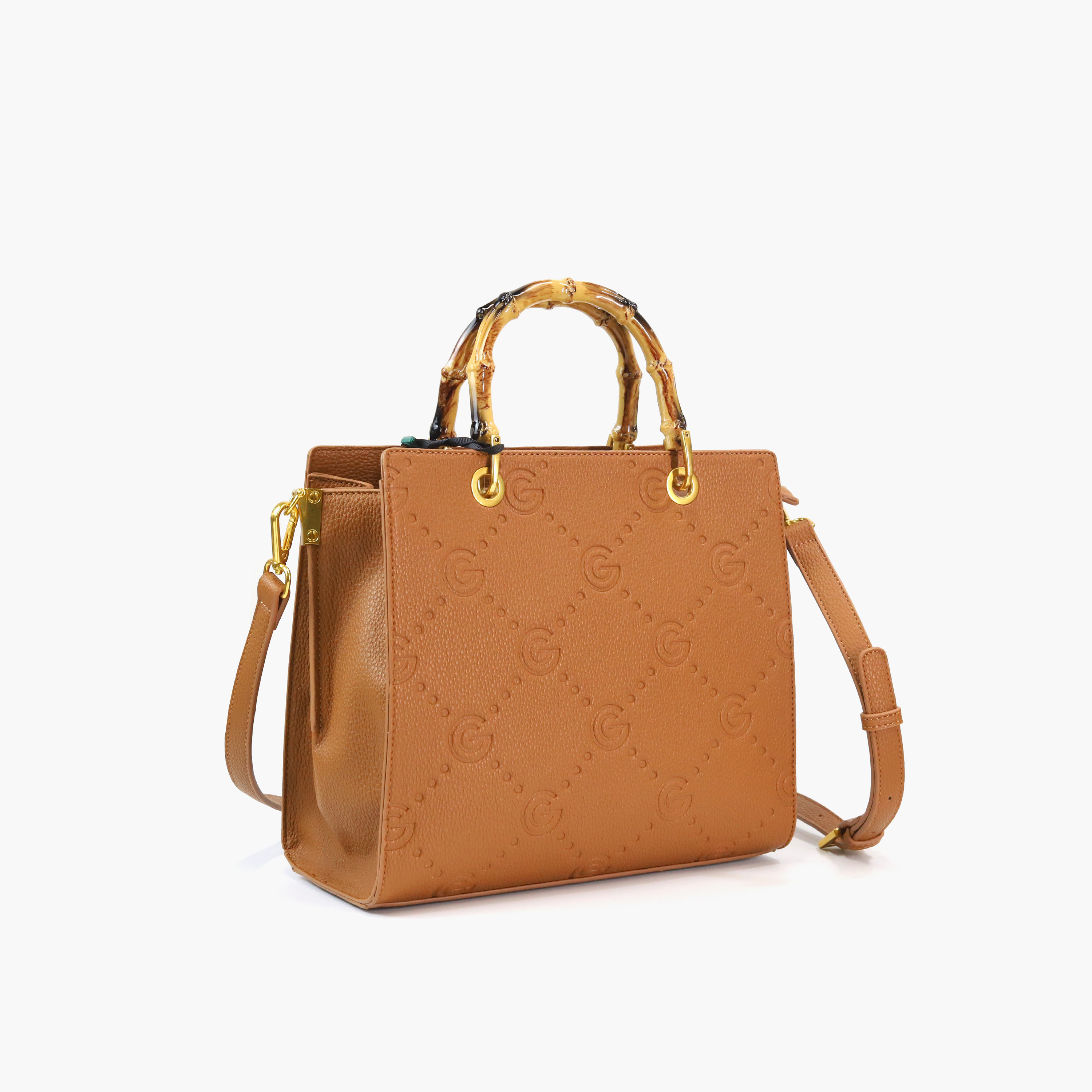 شنطة كروس بودي بنقوش مونوجرام ومقبض علوي وسحاب إغلاق من جابرييلا جوتشي-women-bagsandwallets-handbags-image-2