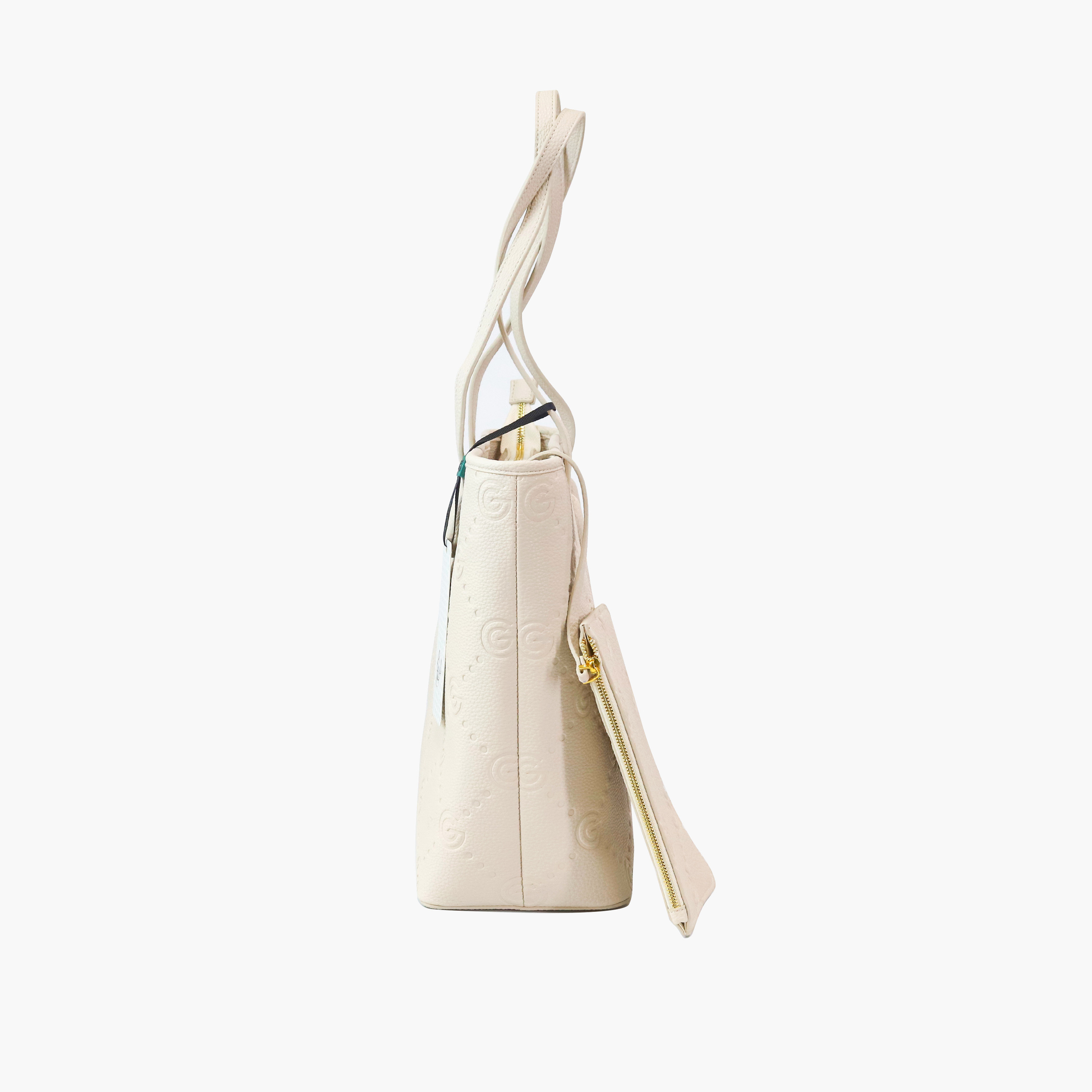 Gabriella Gucci Monogram Embossed Tote Bag with Pouch-women-bagsandwallets-handbags-image-3