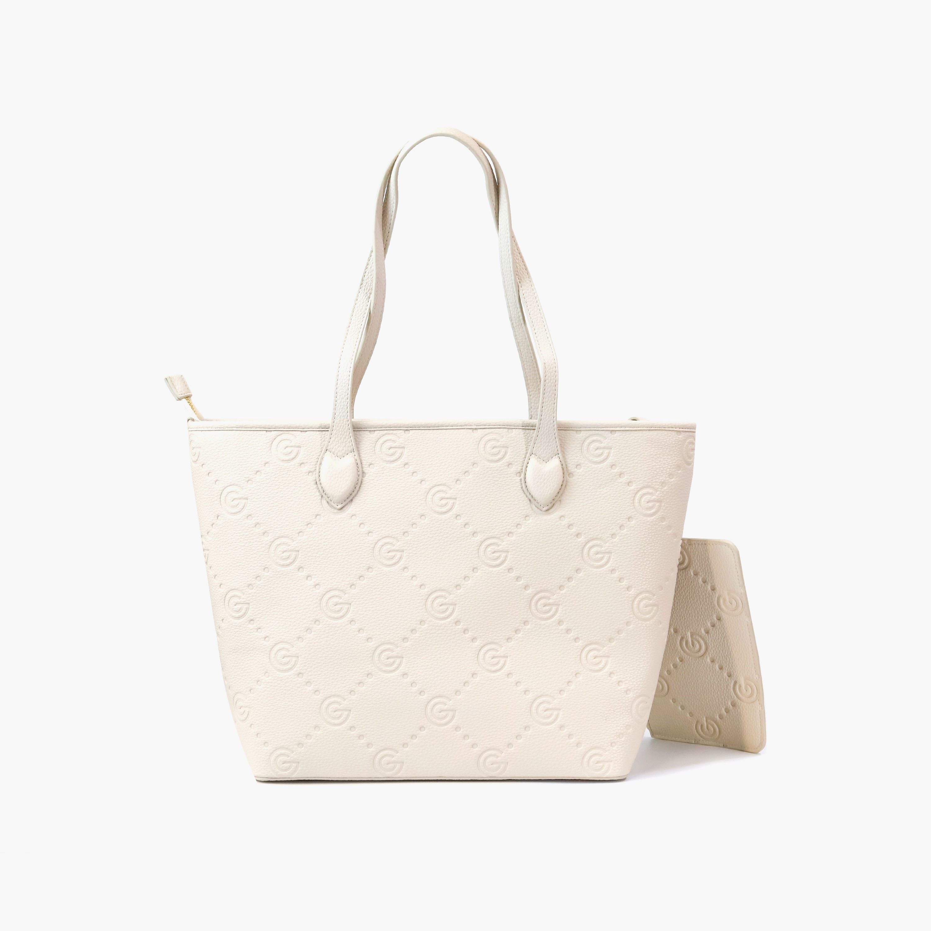 Gabriella Gucci Monogram Embossed Tote Bag with Pouch-women-bagsandwallets-handbags-image-4