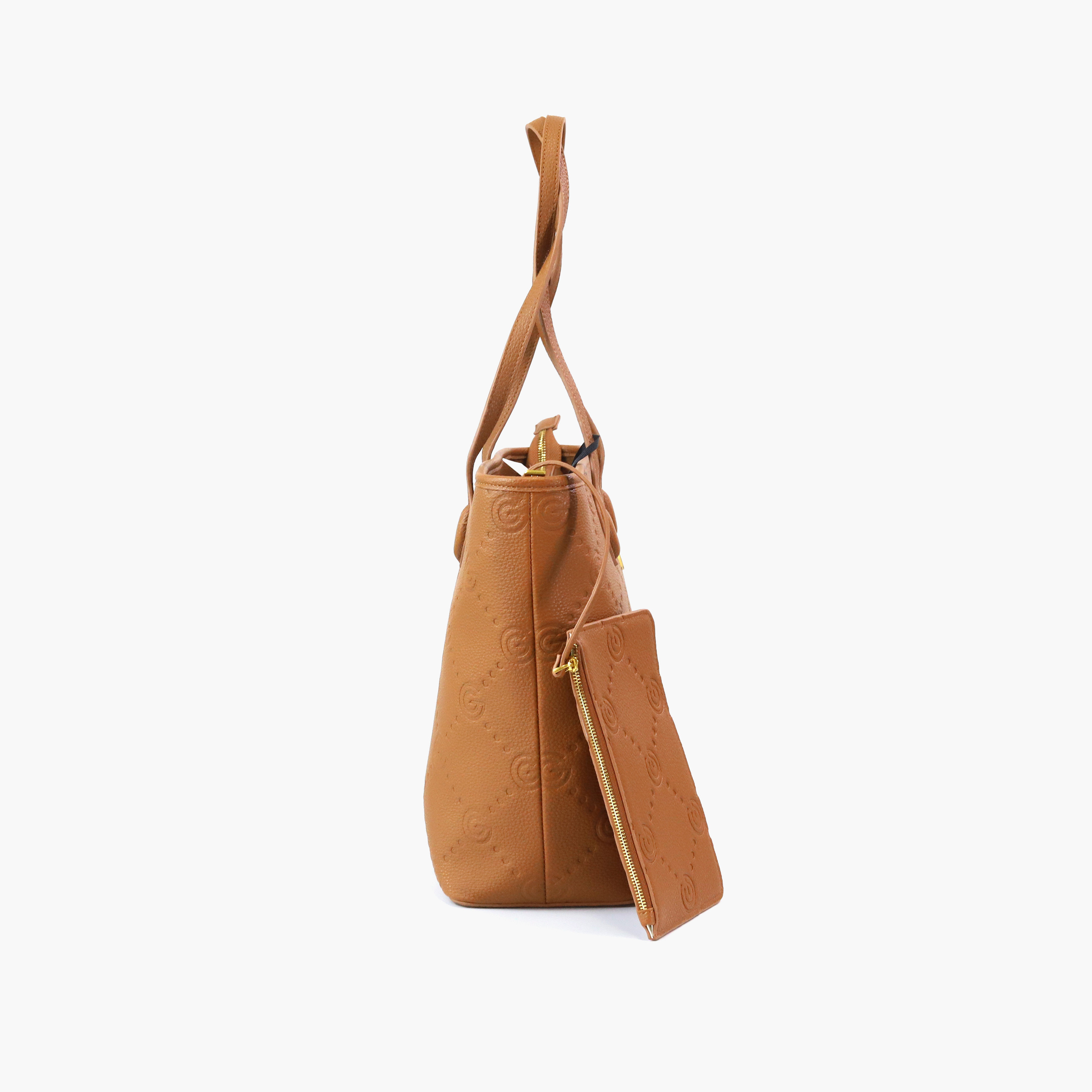 Gabriella Gucci Monogram Embossed Tote Bag with Pouch-women-bagsandwallets-handbags-image-12