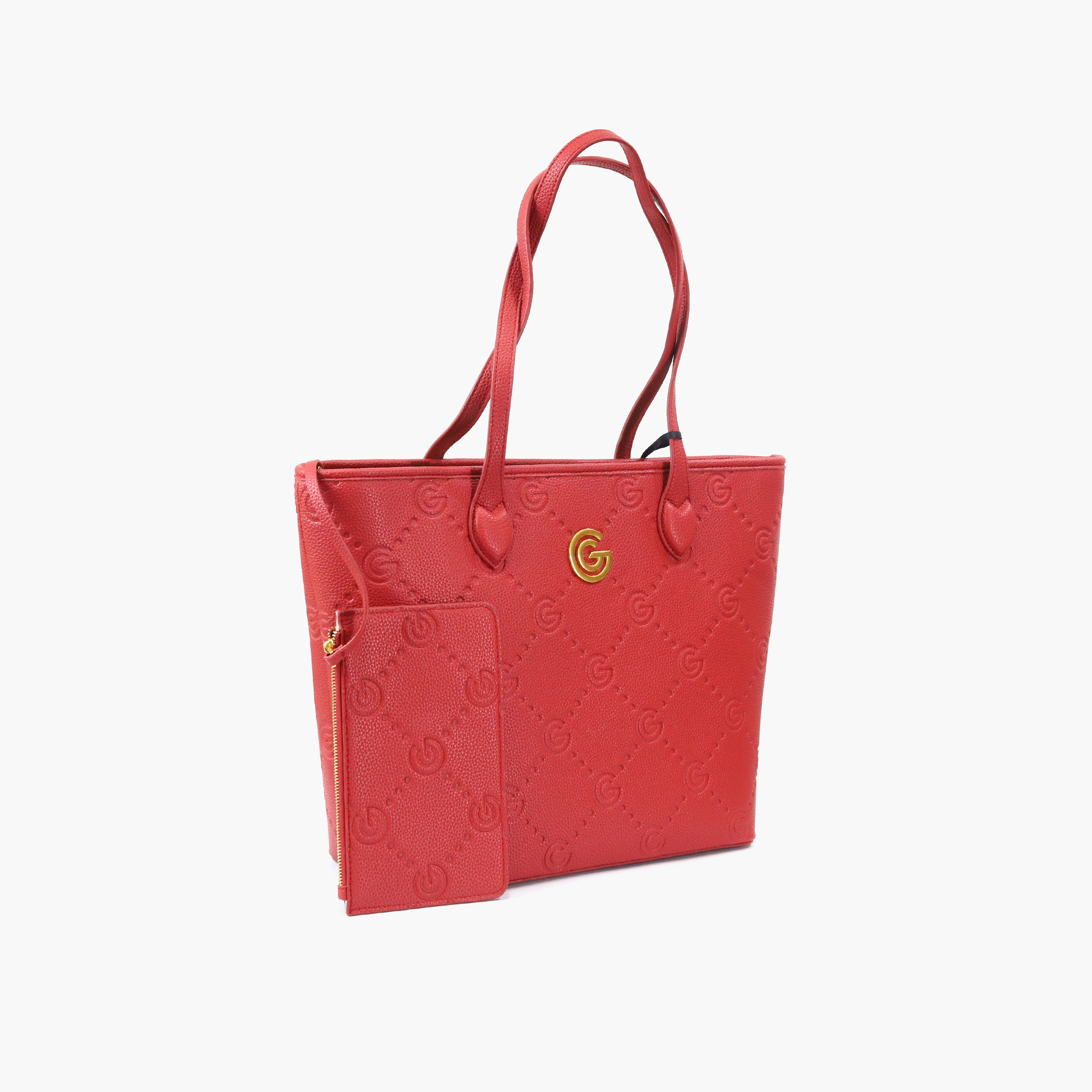 Gabriella Gucci Monogram Embossed Tote Bag with Pouch-women-bagsandwallets-handbags-image-20
