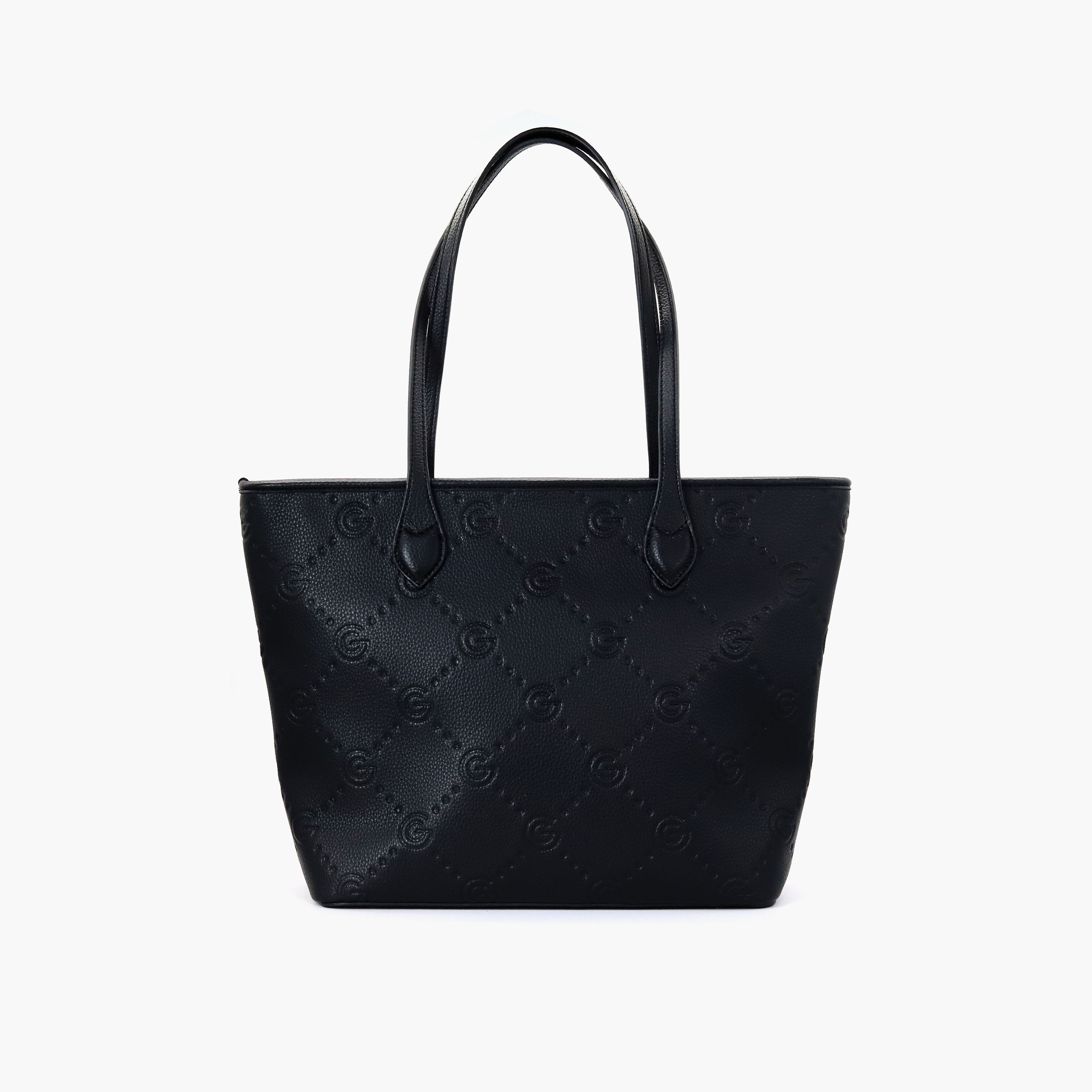 Gabriella Gucci Monogram Embossed Tote Bag with Pouch-women-bagsandwallets-handbags-image-4