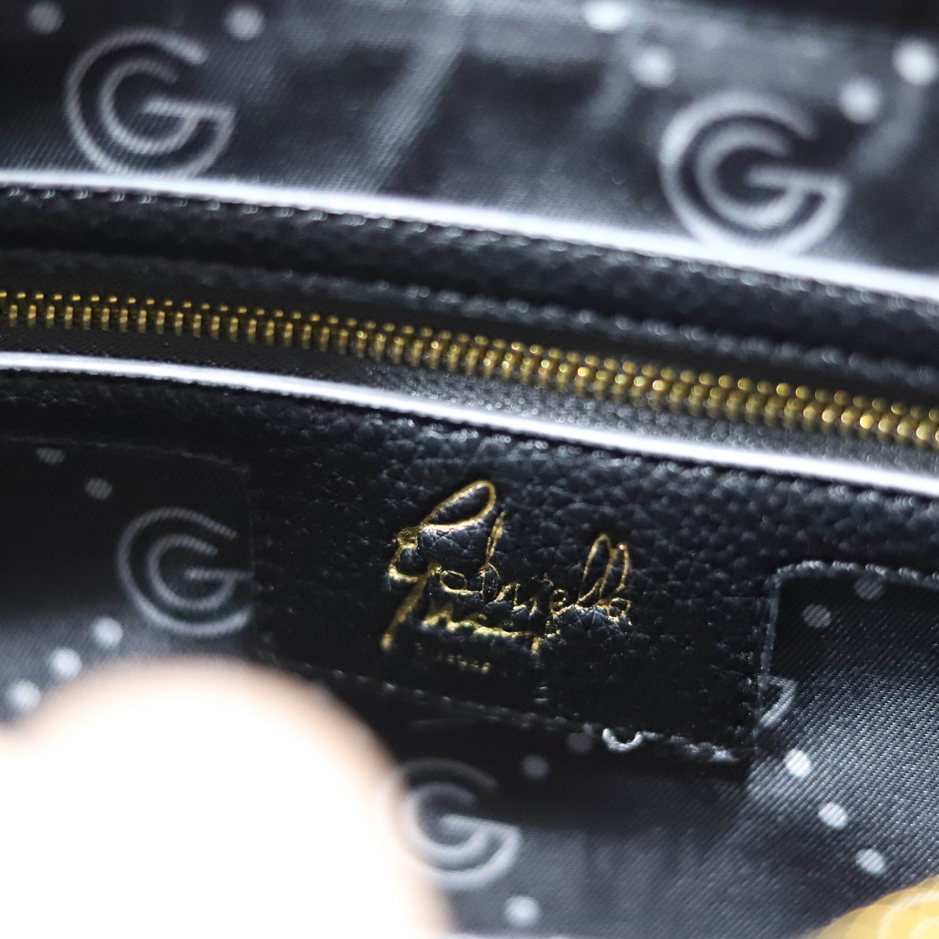 Gabriella Gucci Monogram Embossed Tote Bag with Pouch-women-bagsandwallets-handbags-image-6