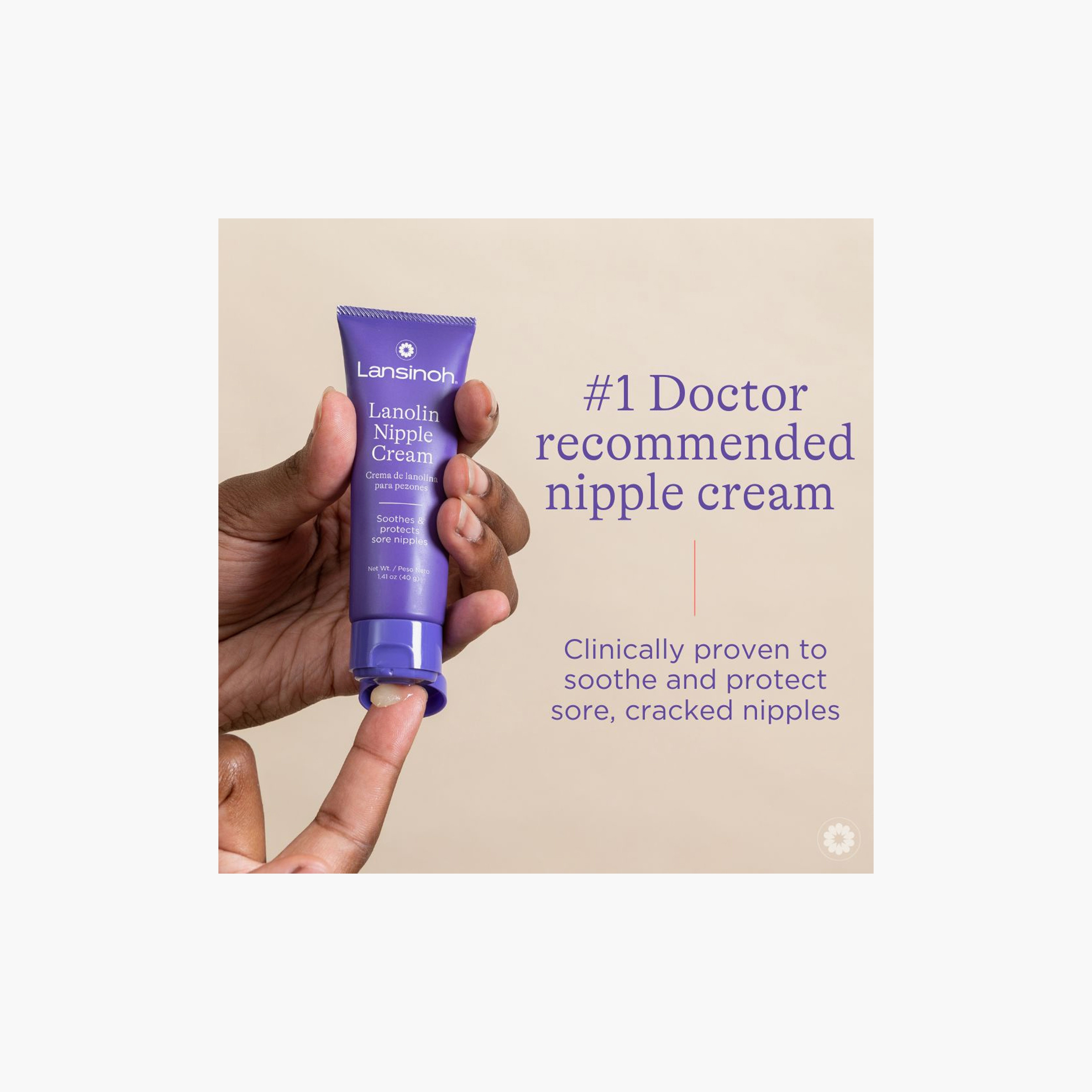 Lansinoh HPA Lanolin Nipple Cream - 40g-baby-feeding-breastfeedingandcare-image-3