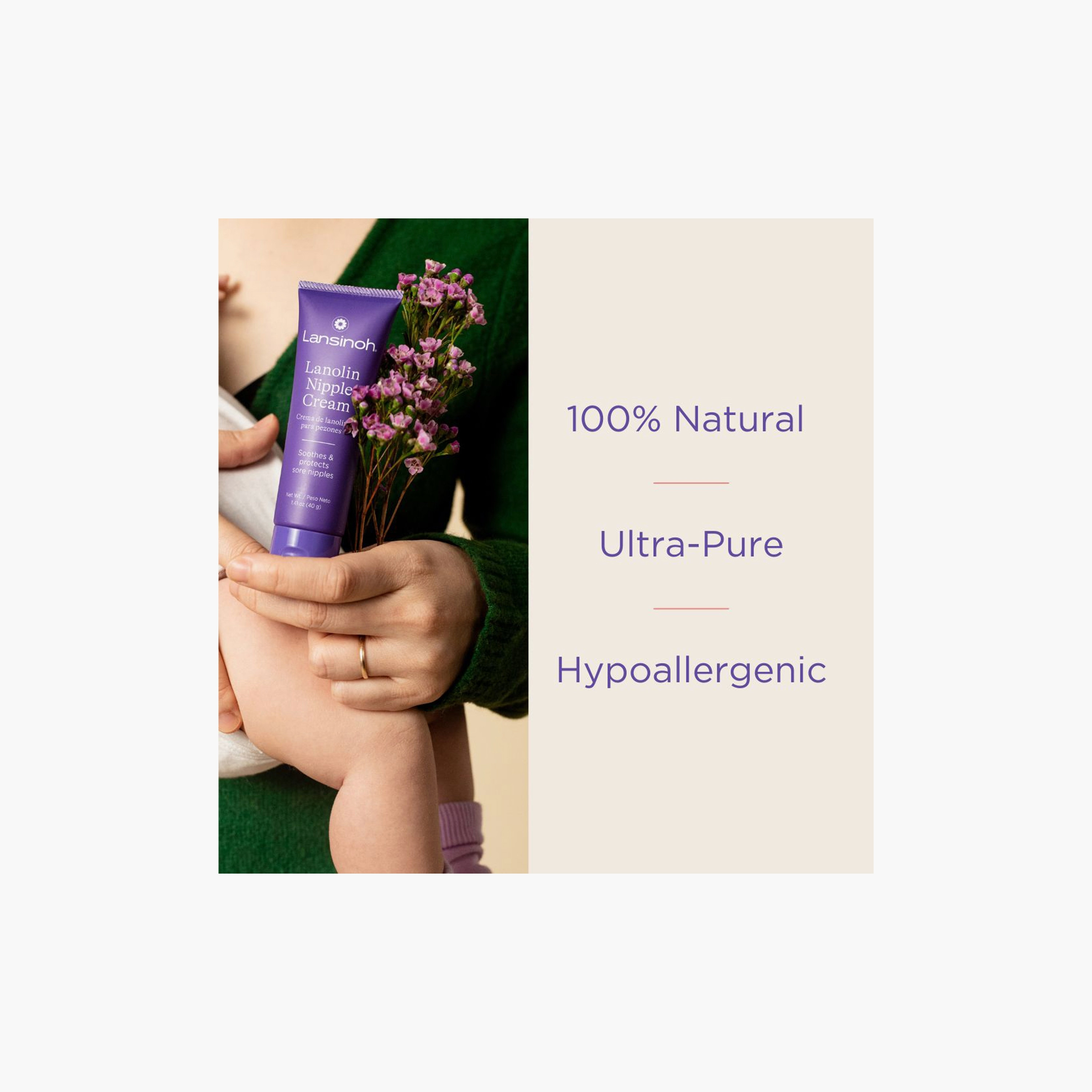Lansinoh HPA Lanolin Nipple Cream - 40g-baby-feeding-breastfeedingandcare-image-5