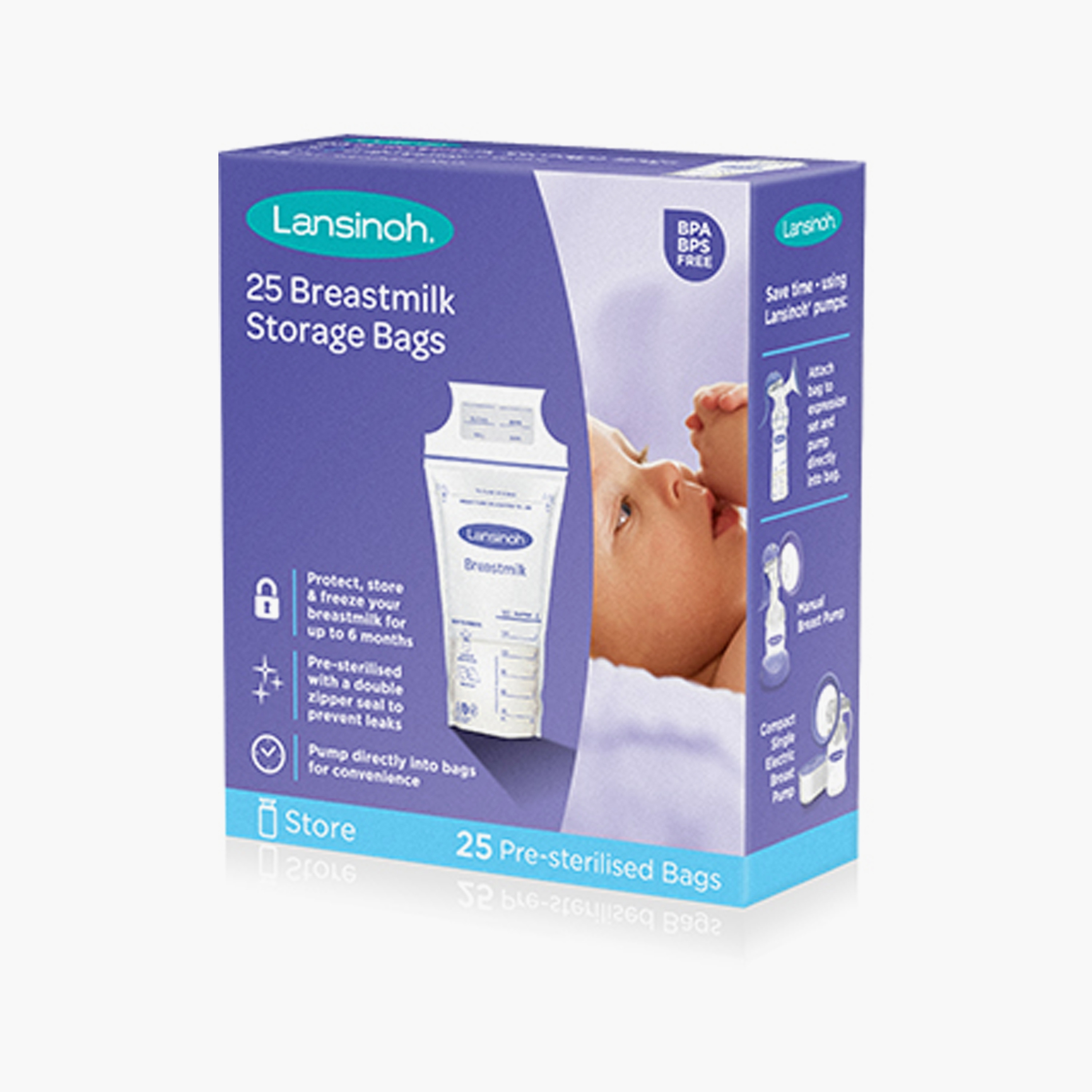 Lansinoh 25-Piece Breastmilk Storage Bags-baby-feeding-breastfeedingandcare-image-4