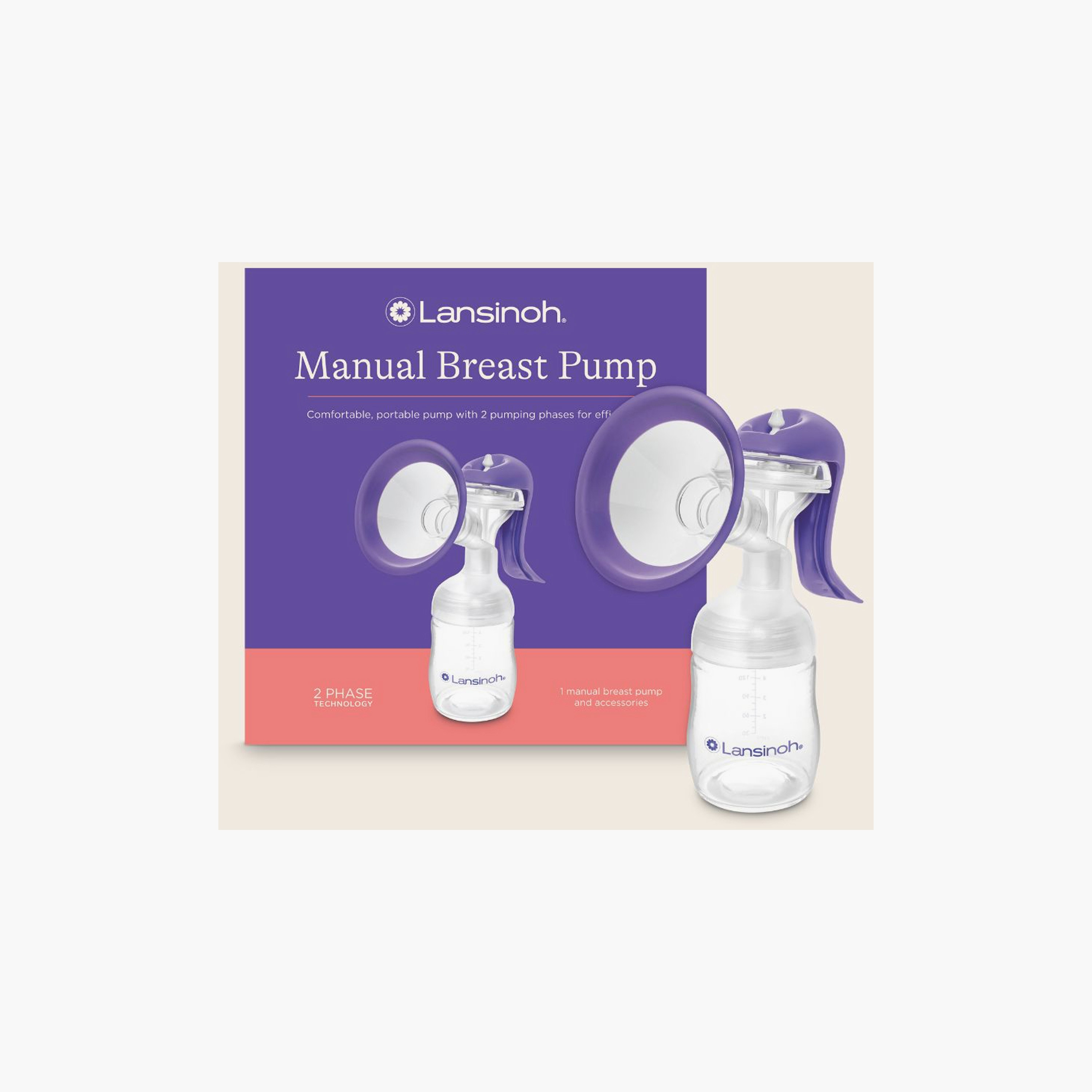 Lansinoh Manual Breast Pump Set-baby-feeding-breastfeedingandcare-image-1