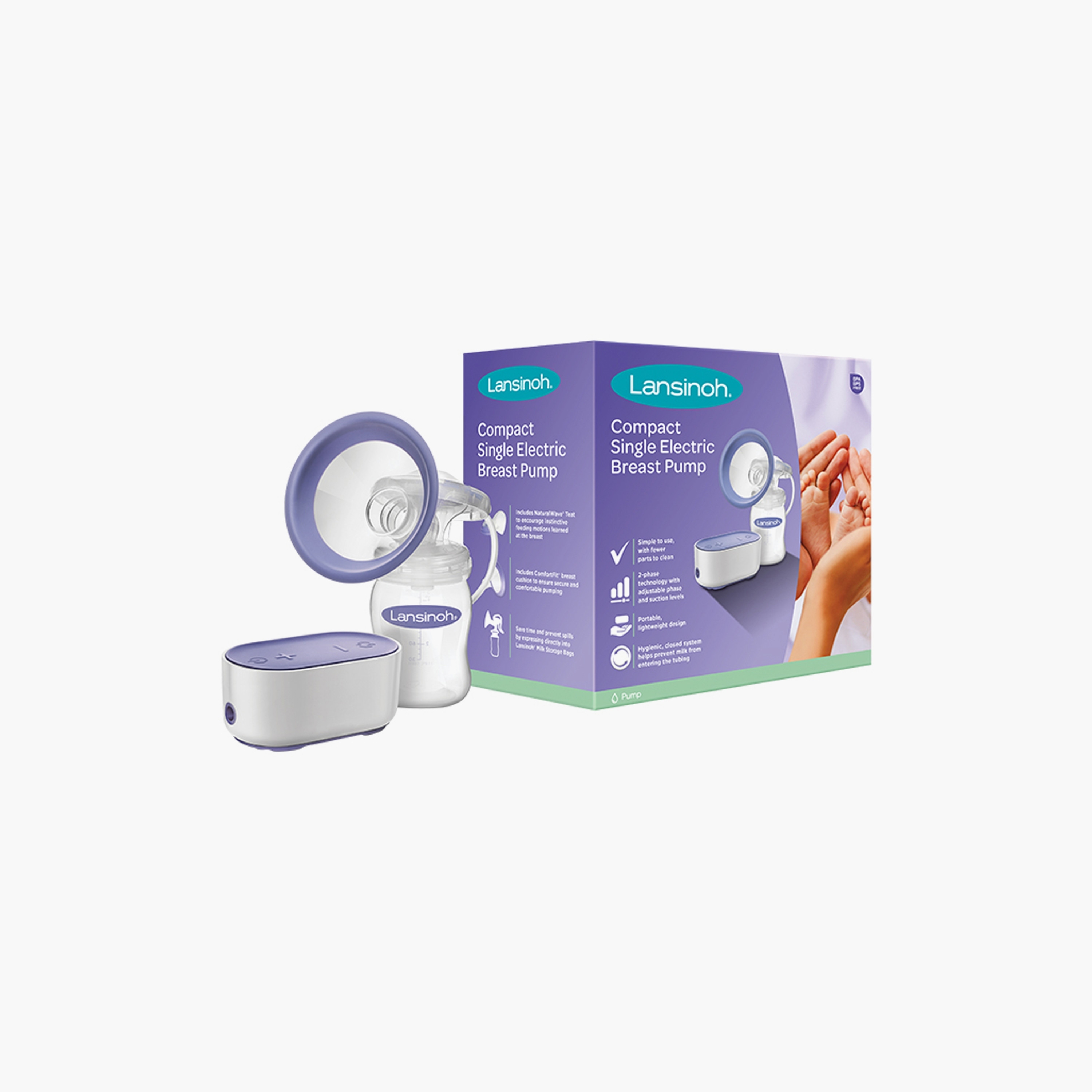 Lansinoh Single Electric Breast Pump-baby-feeding-breastfeedingandcare-image-2