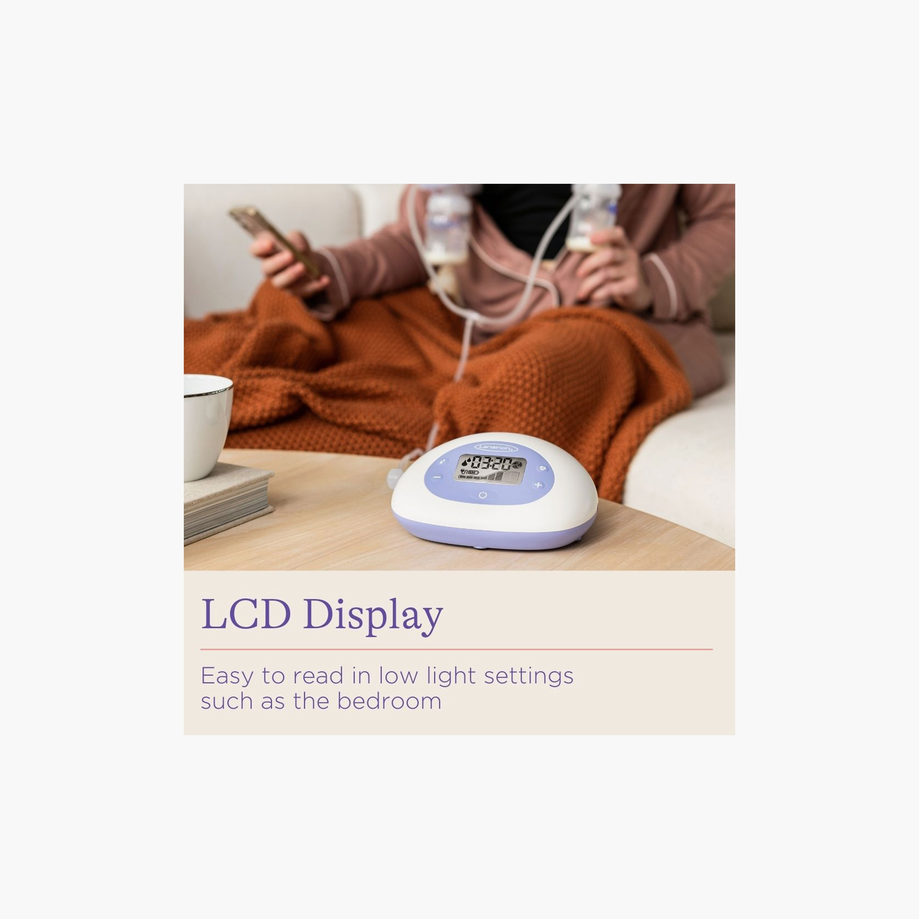 Lansinoh 2-In-1 Double Electric Breast Pump Set-baby-feeding-breastfeedingandcare-image-2