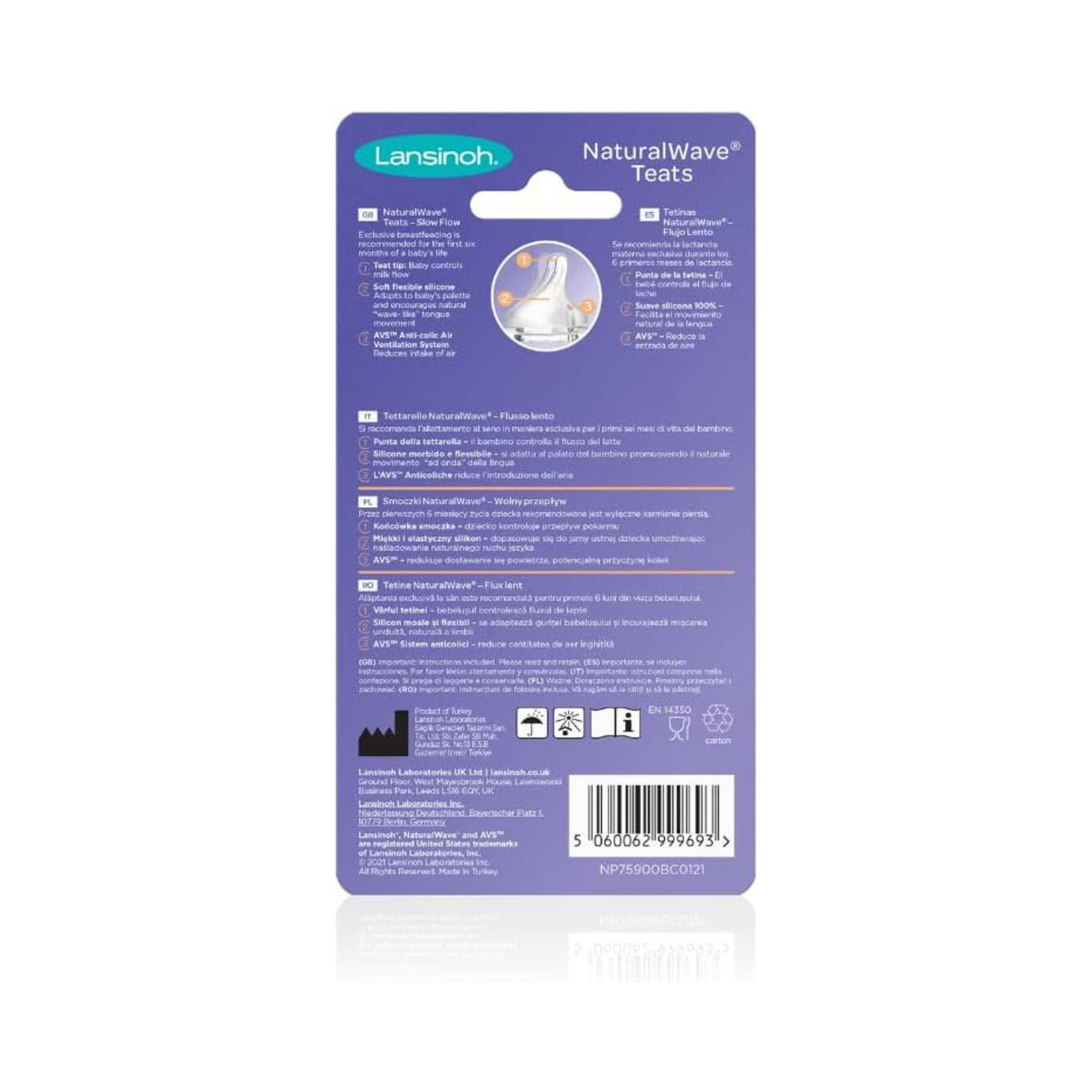 Lansinoh 2-Piece NaturalWave Slow Flow Teats-baby-feeding-feedingbottles-bottlesandteats-image-4