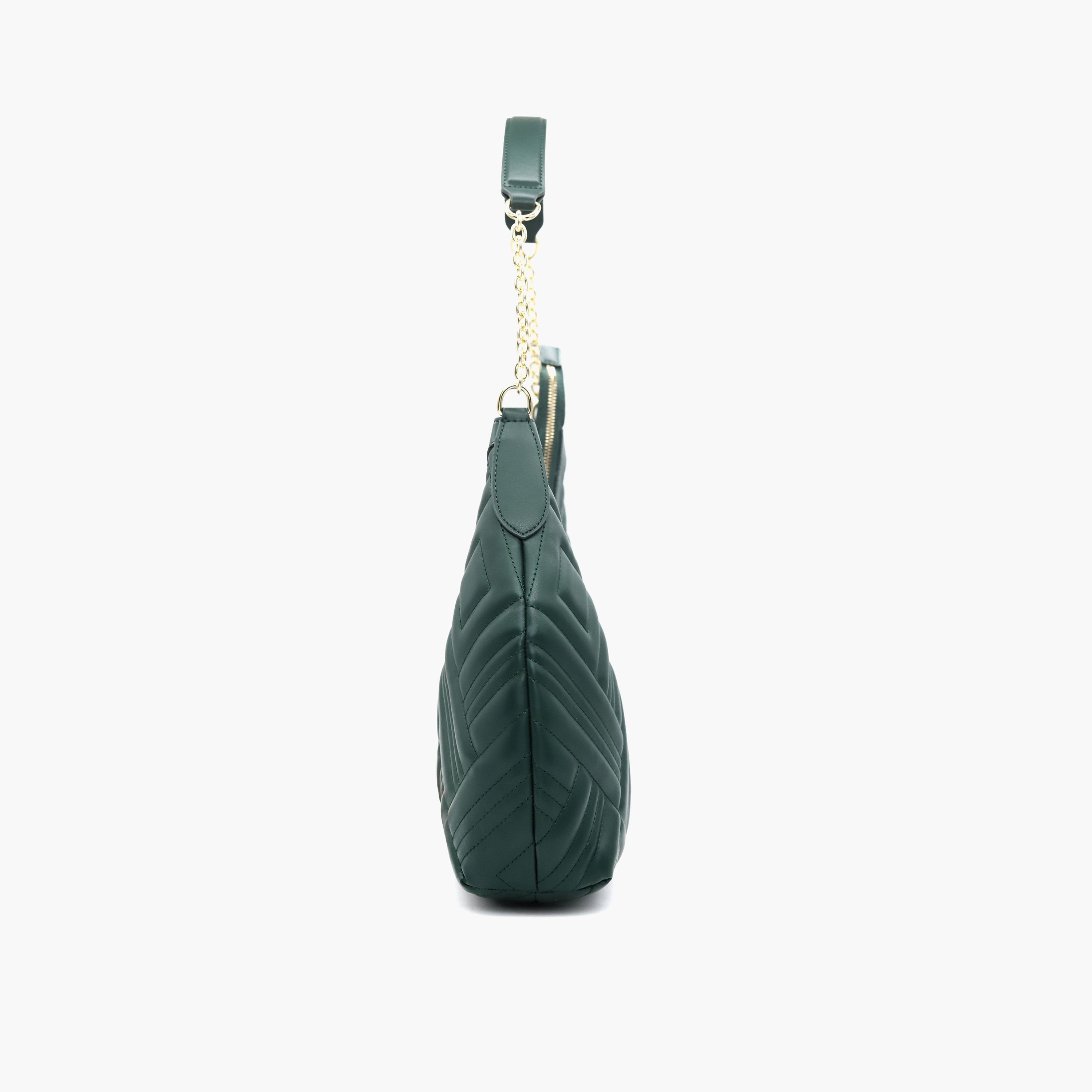 شنطة كتف مبطنة بمقبض سلسلة وسحّاب إغلاق من في إيطاليا-women-bagsandwallets-handbags-image-11