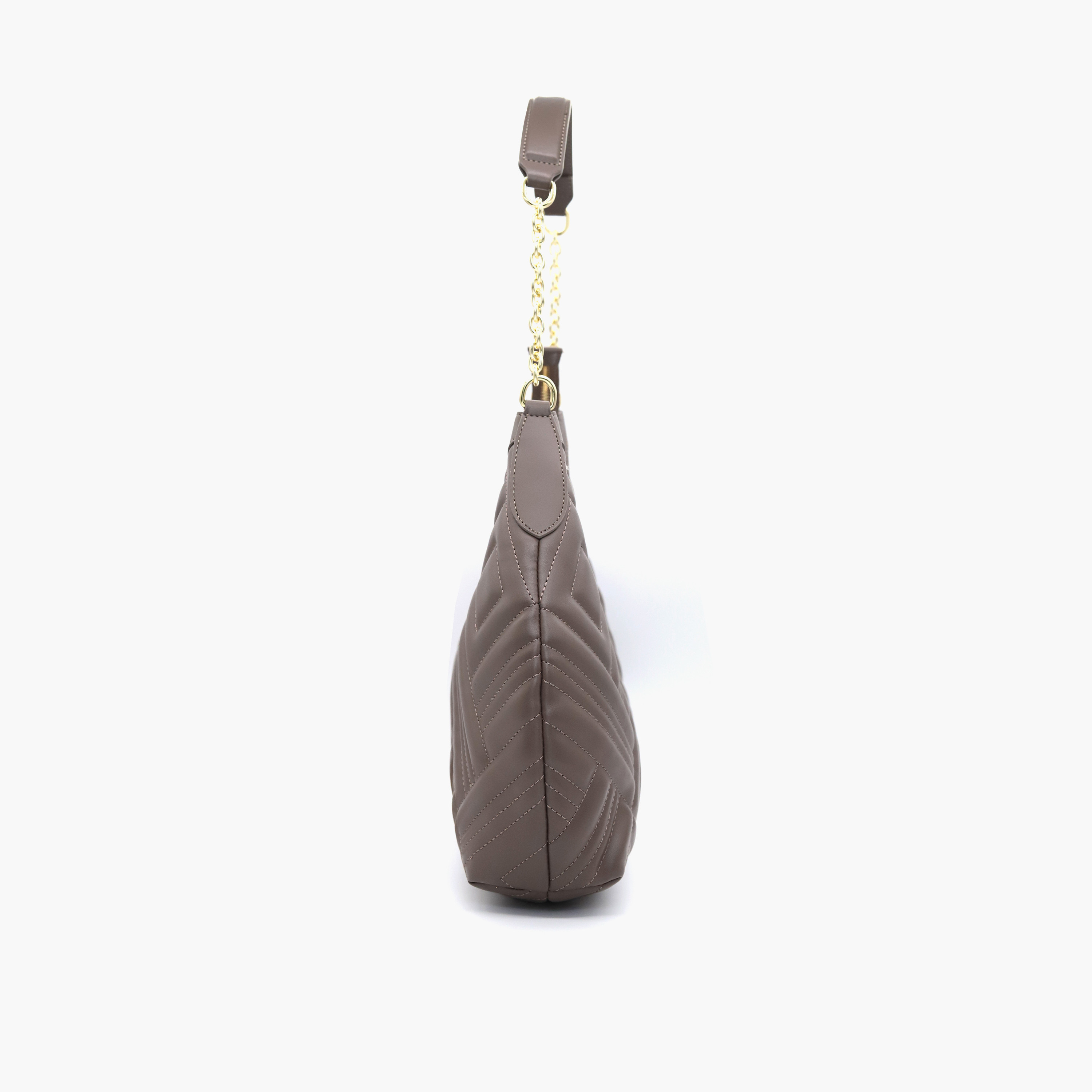 شنطة كتف مبطنة بمقبض سلسلة وسحّاب إغلاق من في إيطاليا-women-bagsandwallets-handbags-image-19