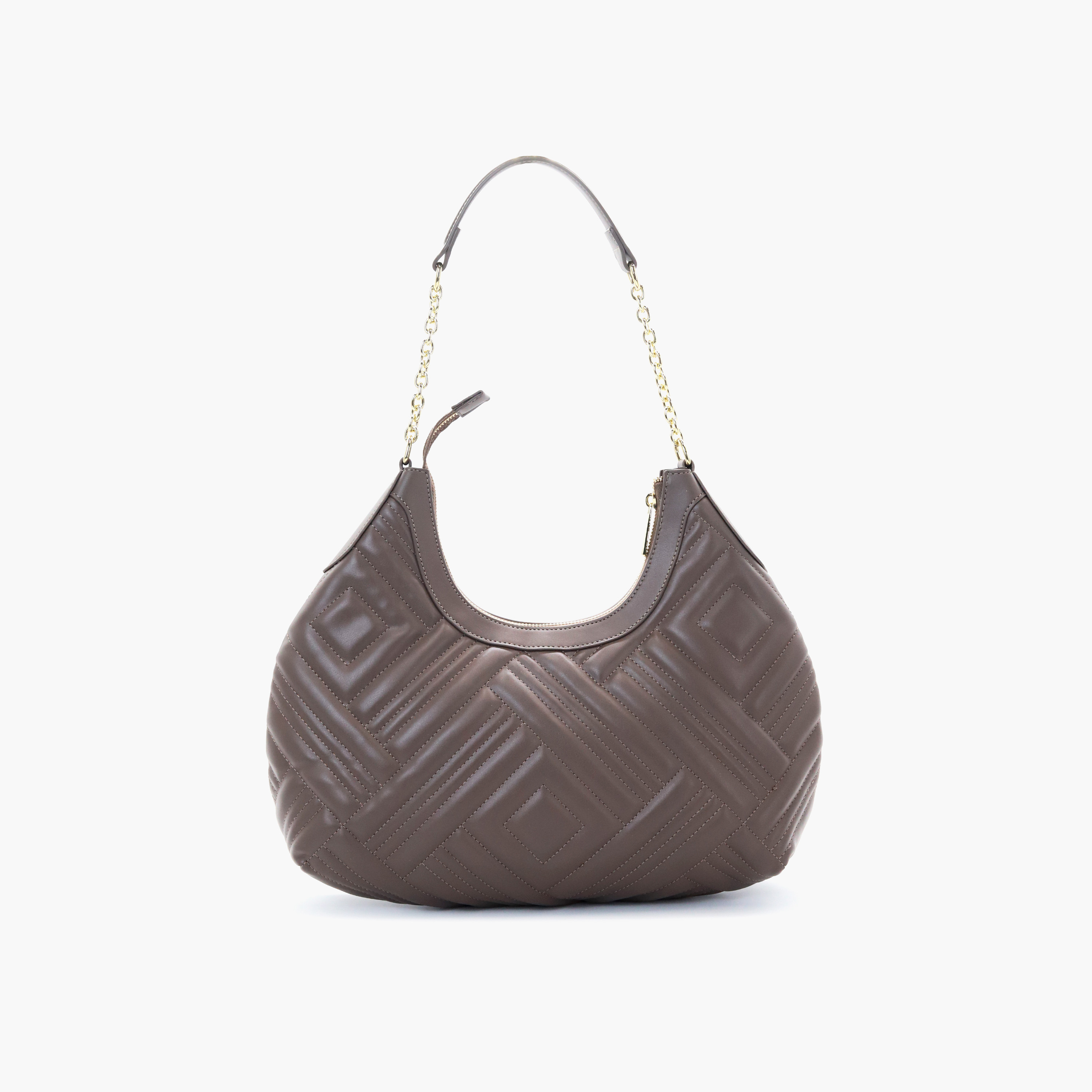 شنطة كتف مبطنة بمقبض سلسلة وسحّاب إغلاق من في إيطاليا-women-bagsandwallets-handbags-image-20
