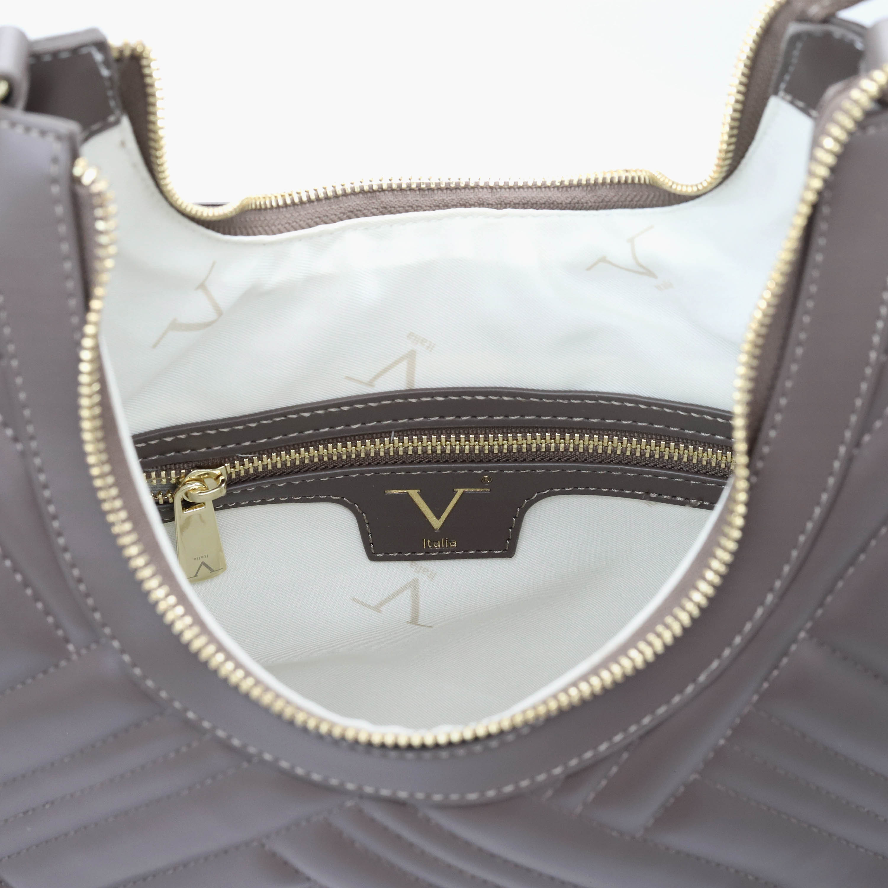 شنطة كتف مبطنة بمقبض سلسلة وسحّاب إغلاق من في إيطاليا-women-bagsandwallets-handbags-image-23