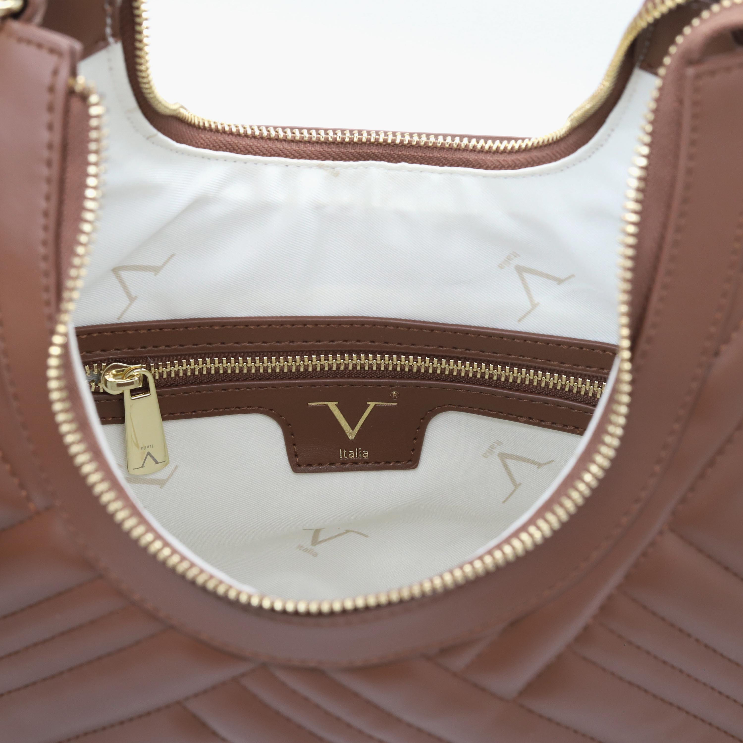 شنطة كتف مبطنة بمقبض سلسلة وسحّاب إغلاق من في إيطاليا-women-bagsandwallets-handbags-image-31